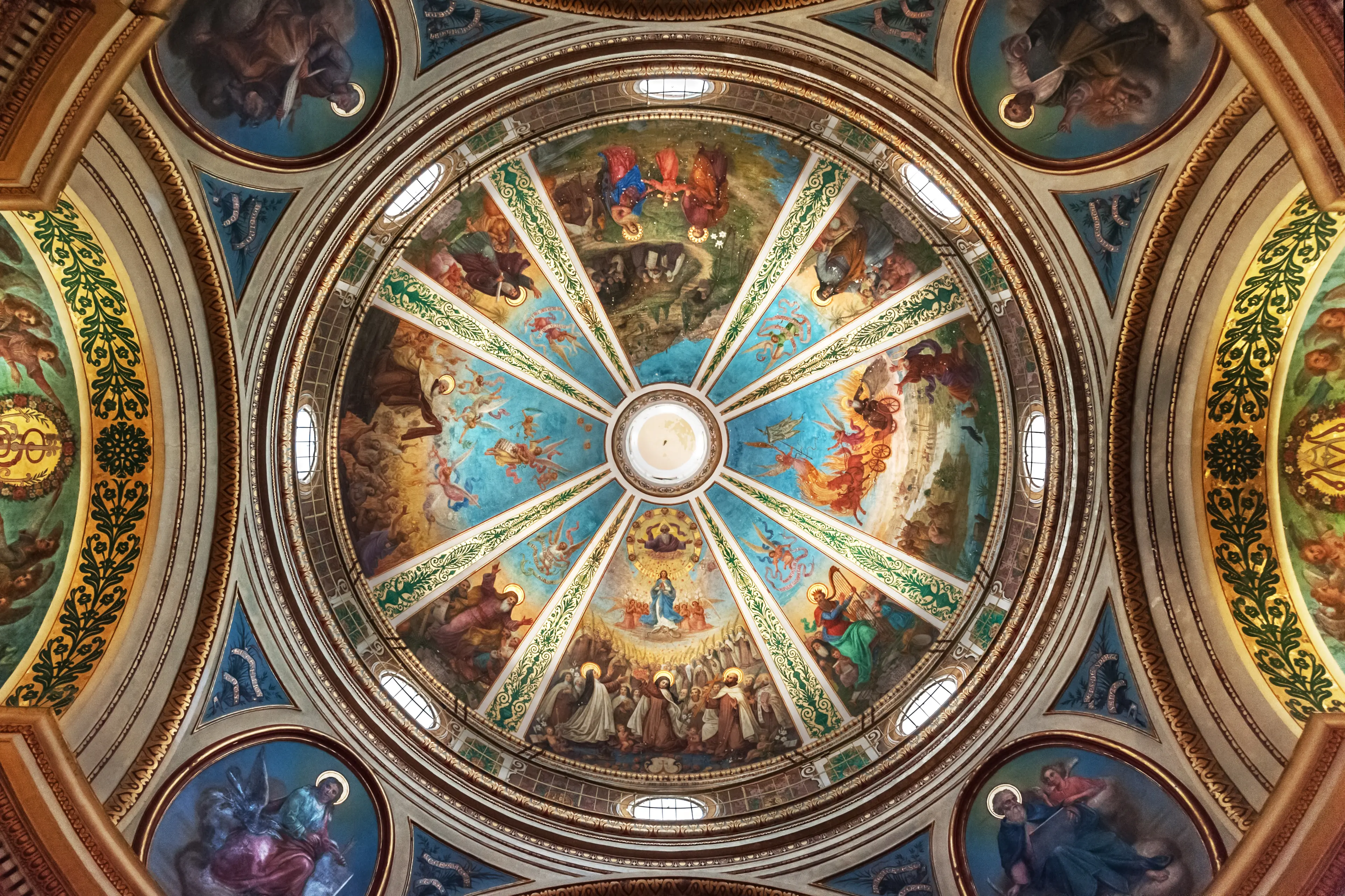 Murals of the church of the Stella Maris monastery Murals of the church of the Stella Maris monastery