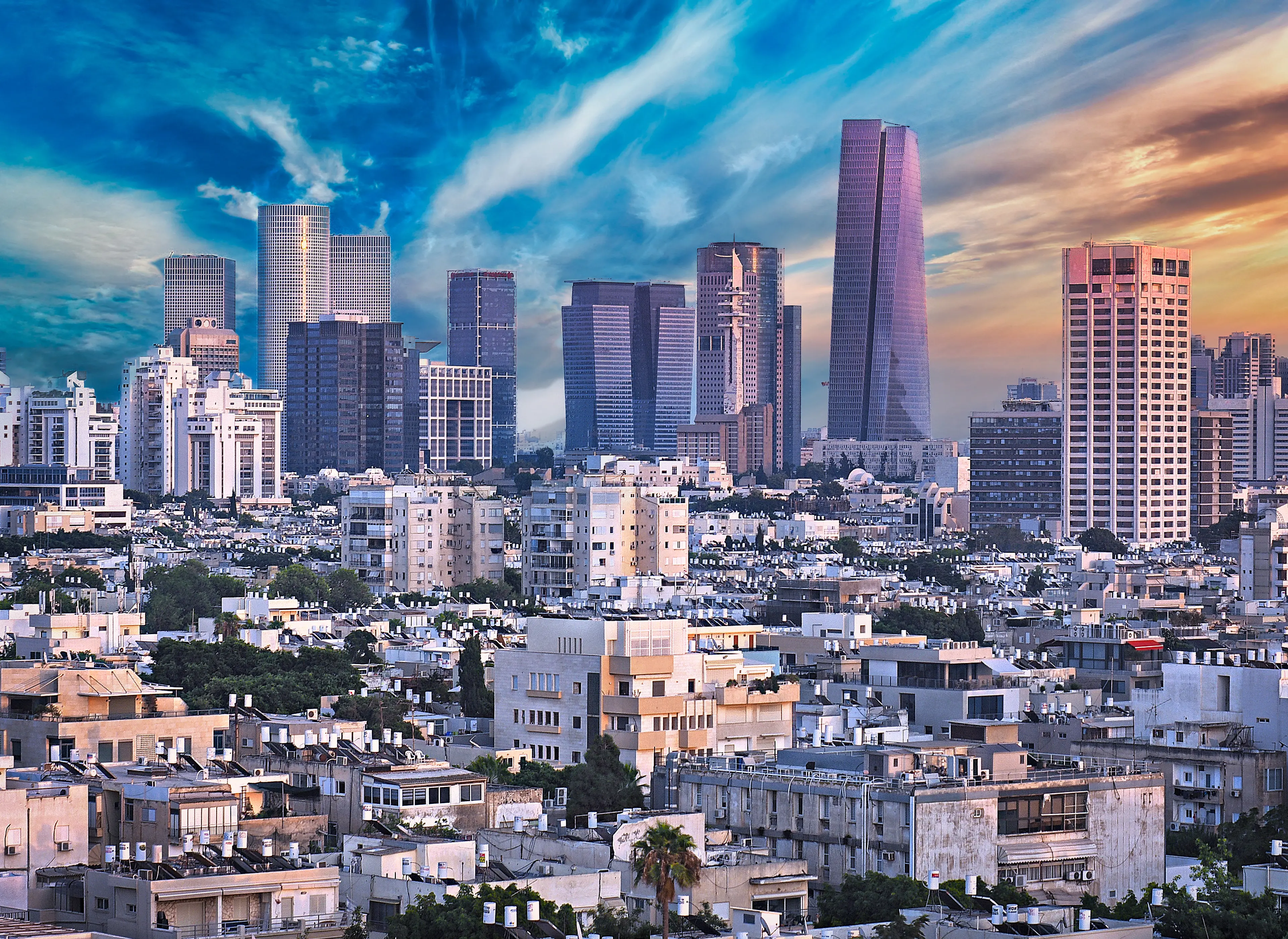 Tel Aviv skyline Tel Aviv skyline