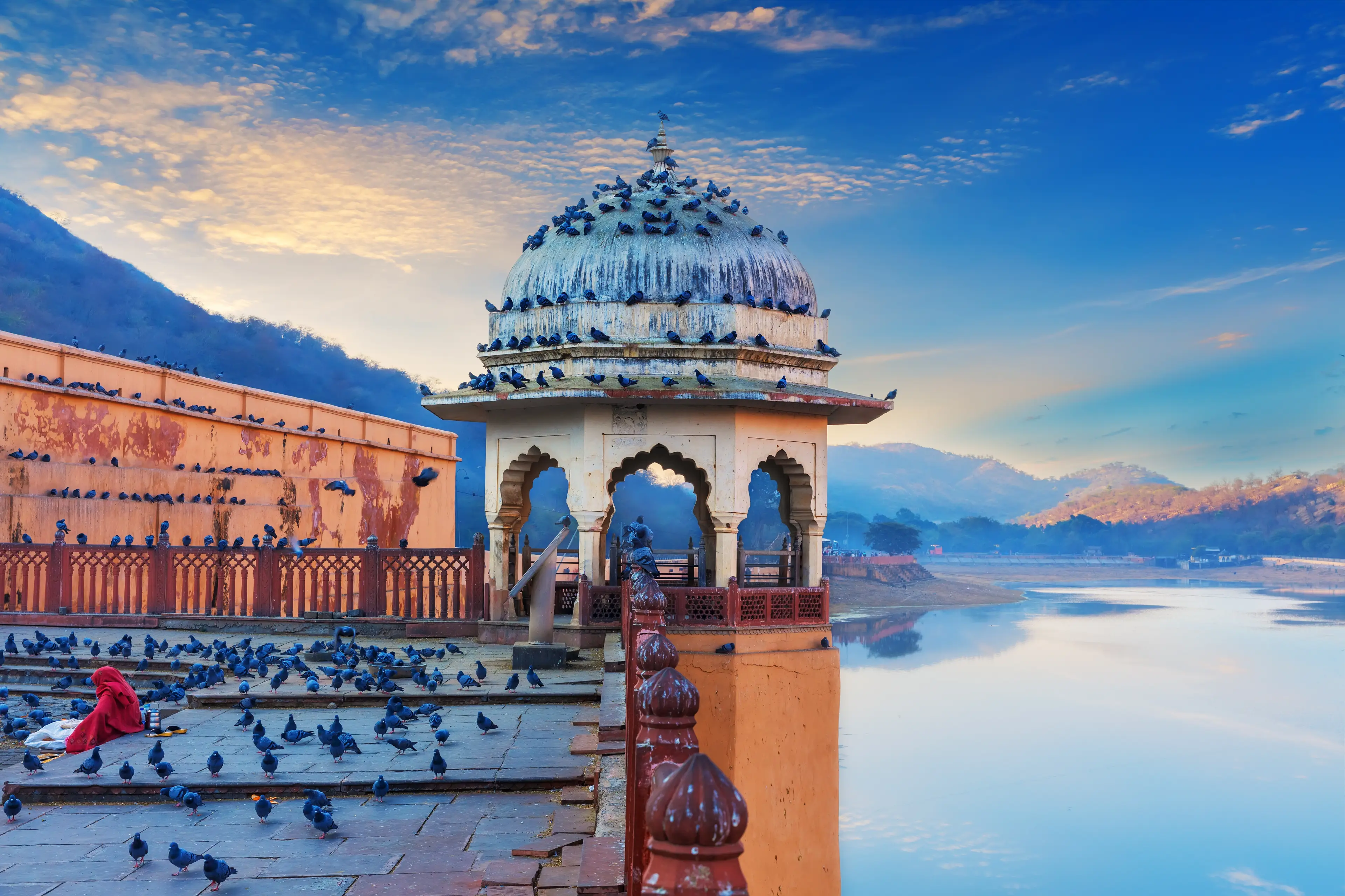 Amber Fort and Maota Lake Amber Fort and Maota Lake