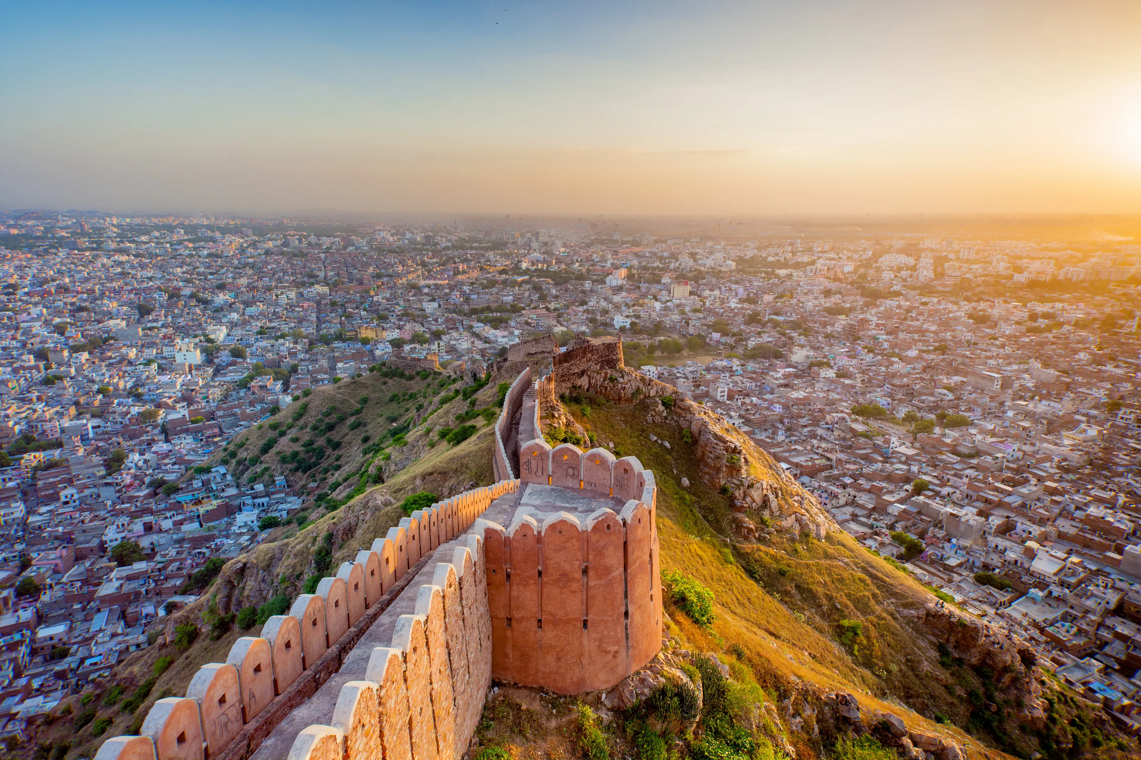 View of Jaipur from Nahargarh Fort View of Jaipur from Nahargarh Fort