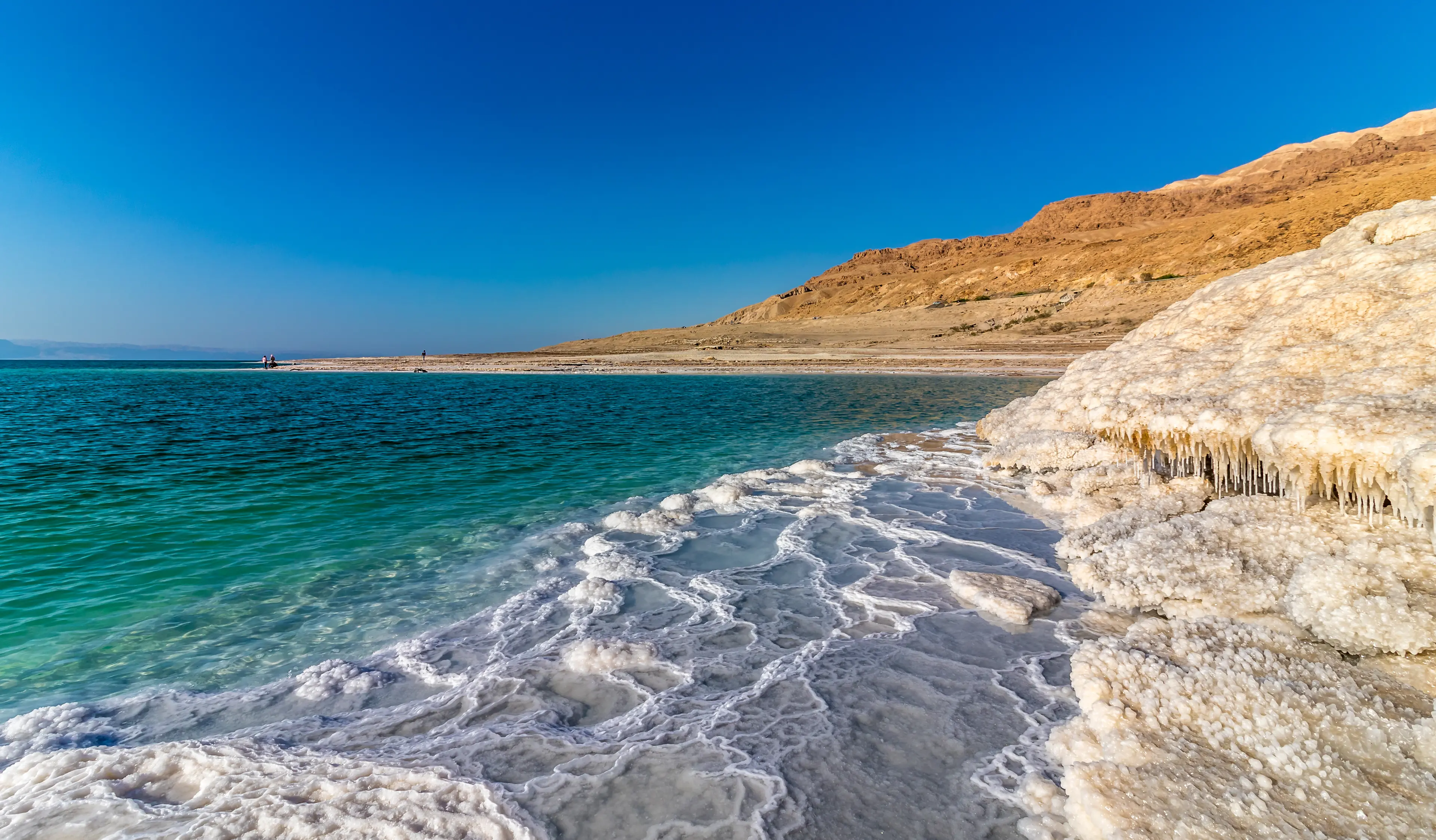 View of the Dead Sea from the Jordanian side