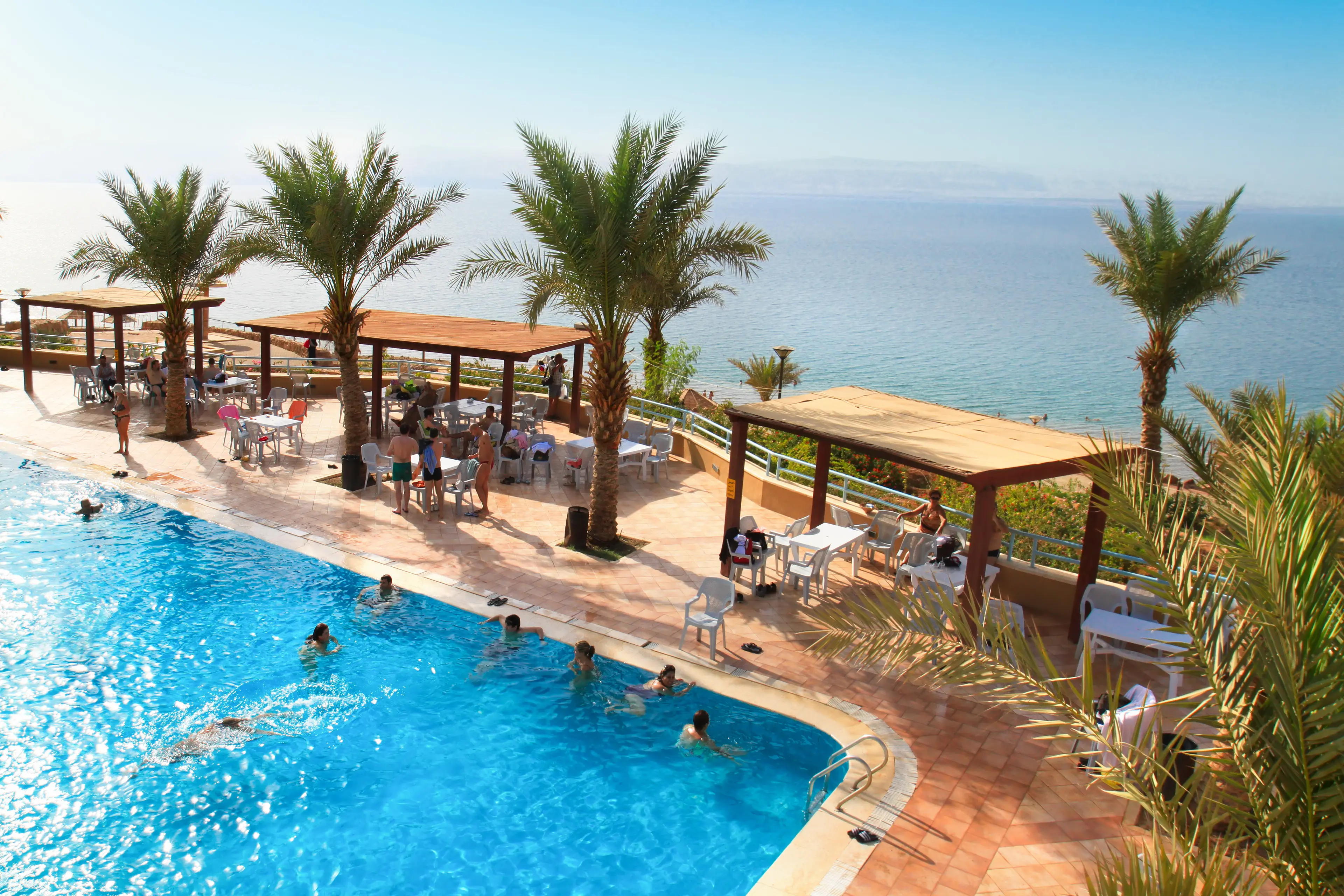 Amman Beach hotel swimming pool Amman Beach hotel swimming pool