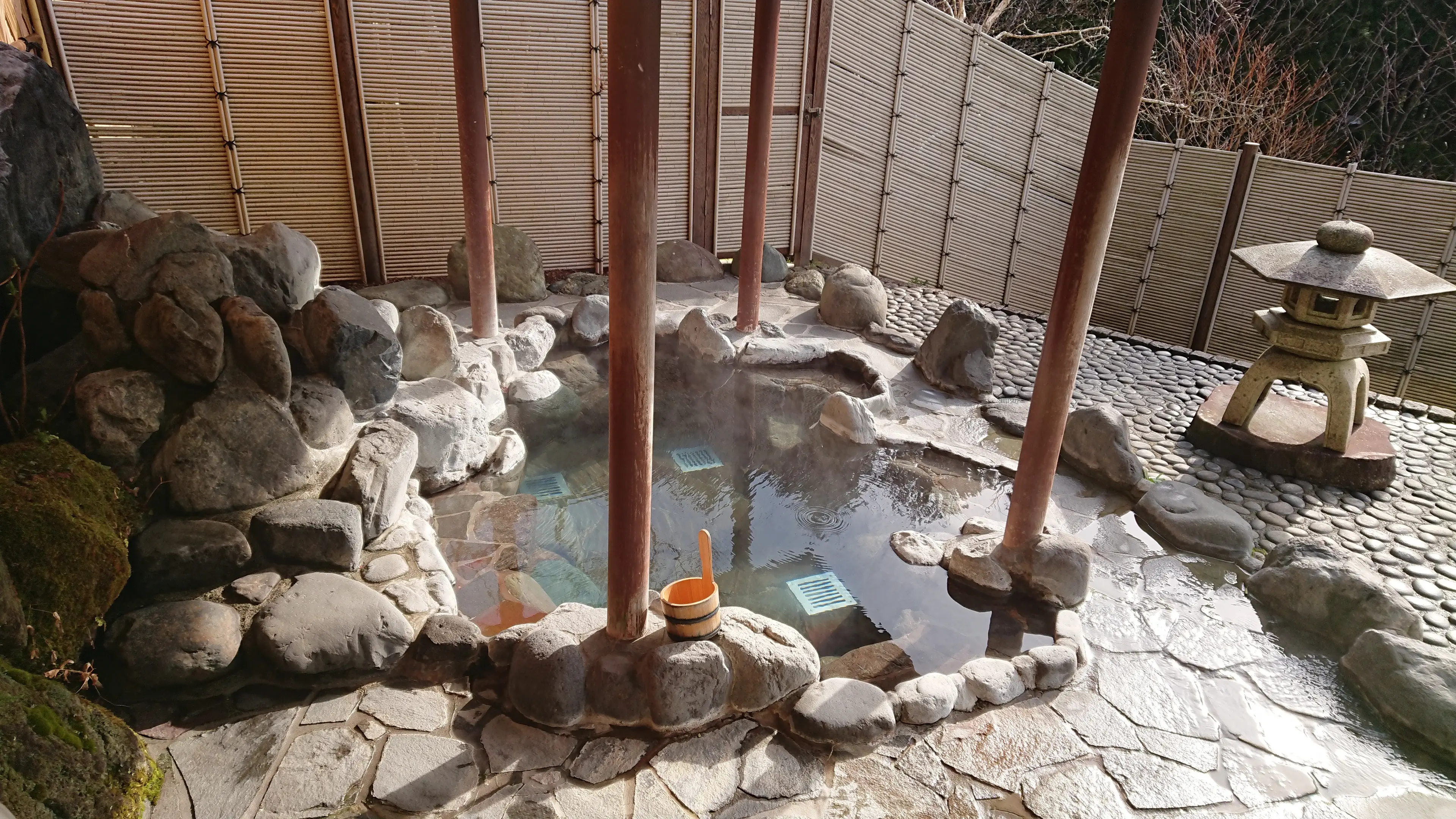 Traditional onsen hot spring