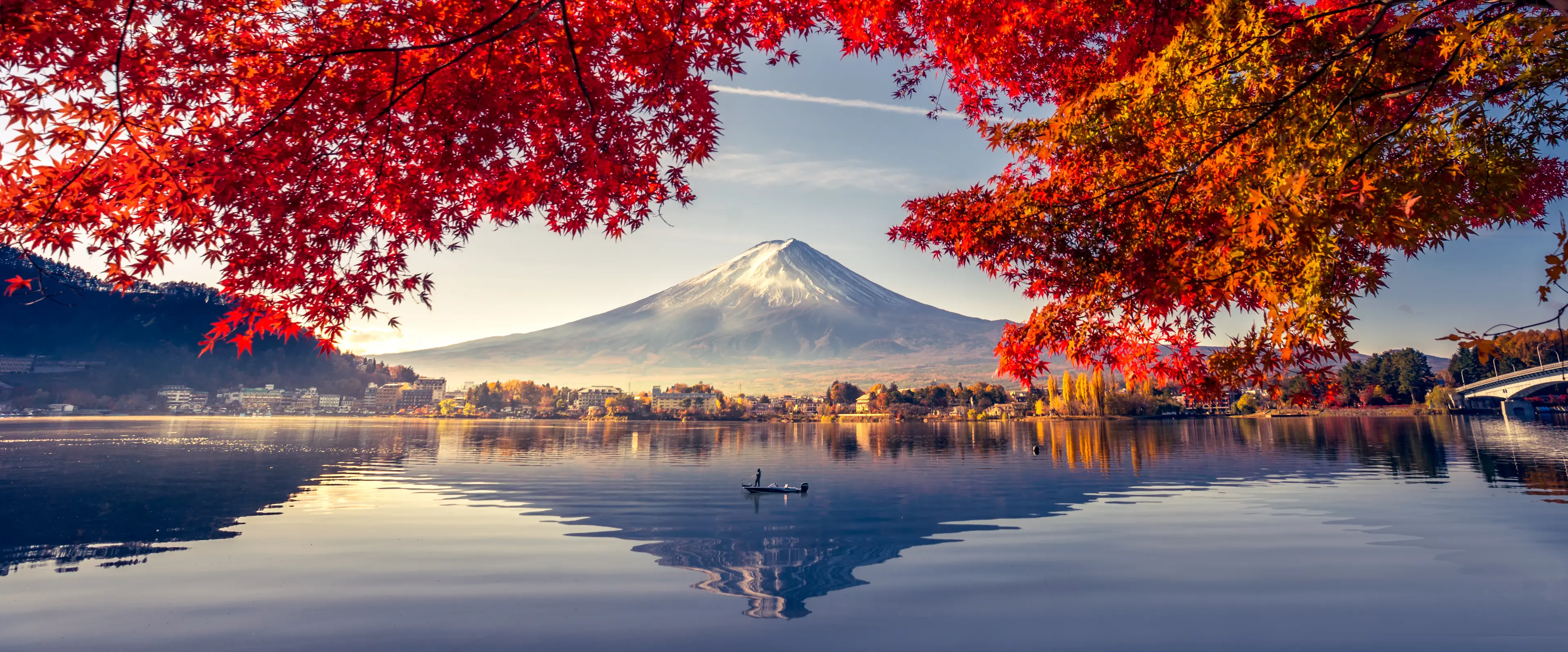 Mountain Fuji at lake Kawaguchiko