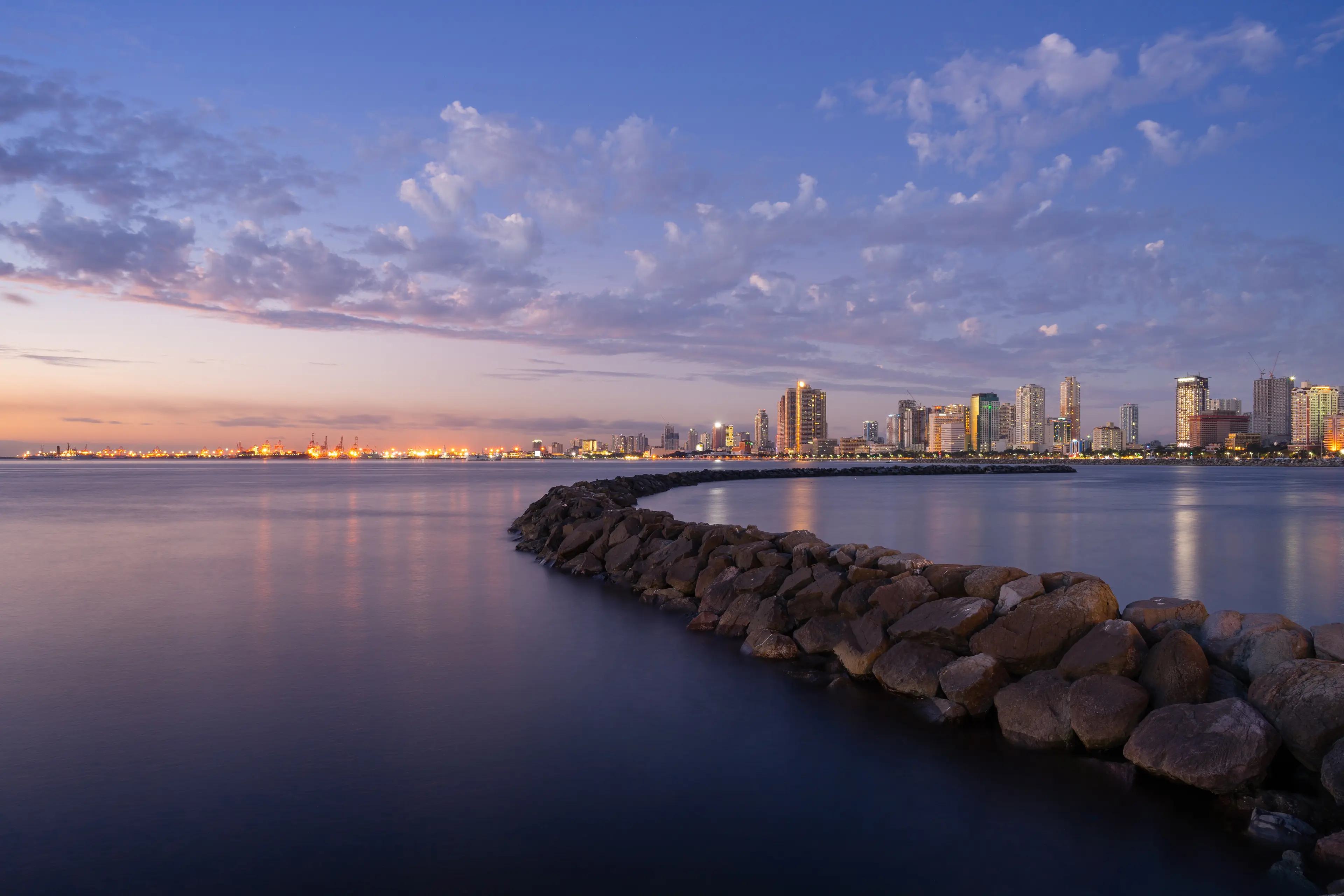 Manila bay waterfront Manila bay waterfront