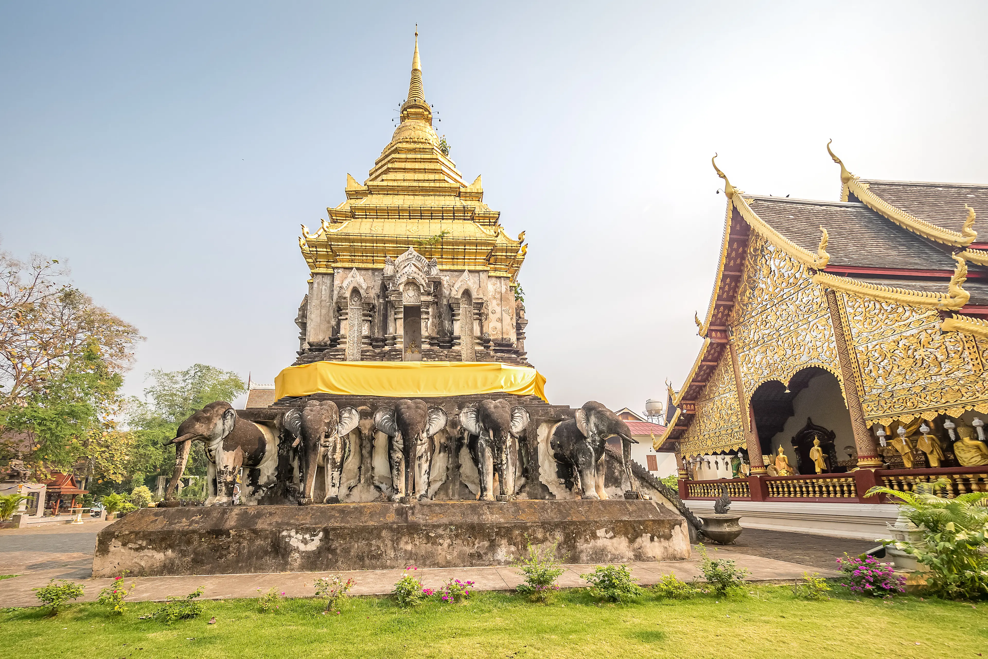Wat Chiang Man, the oldest temple