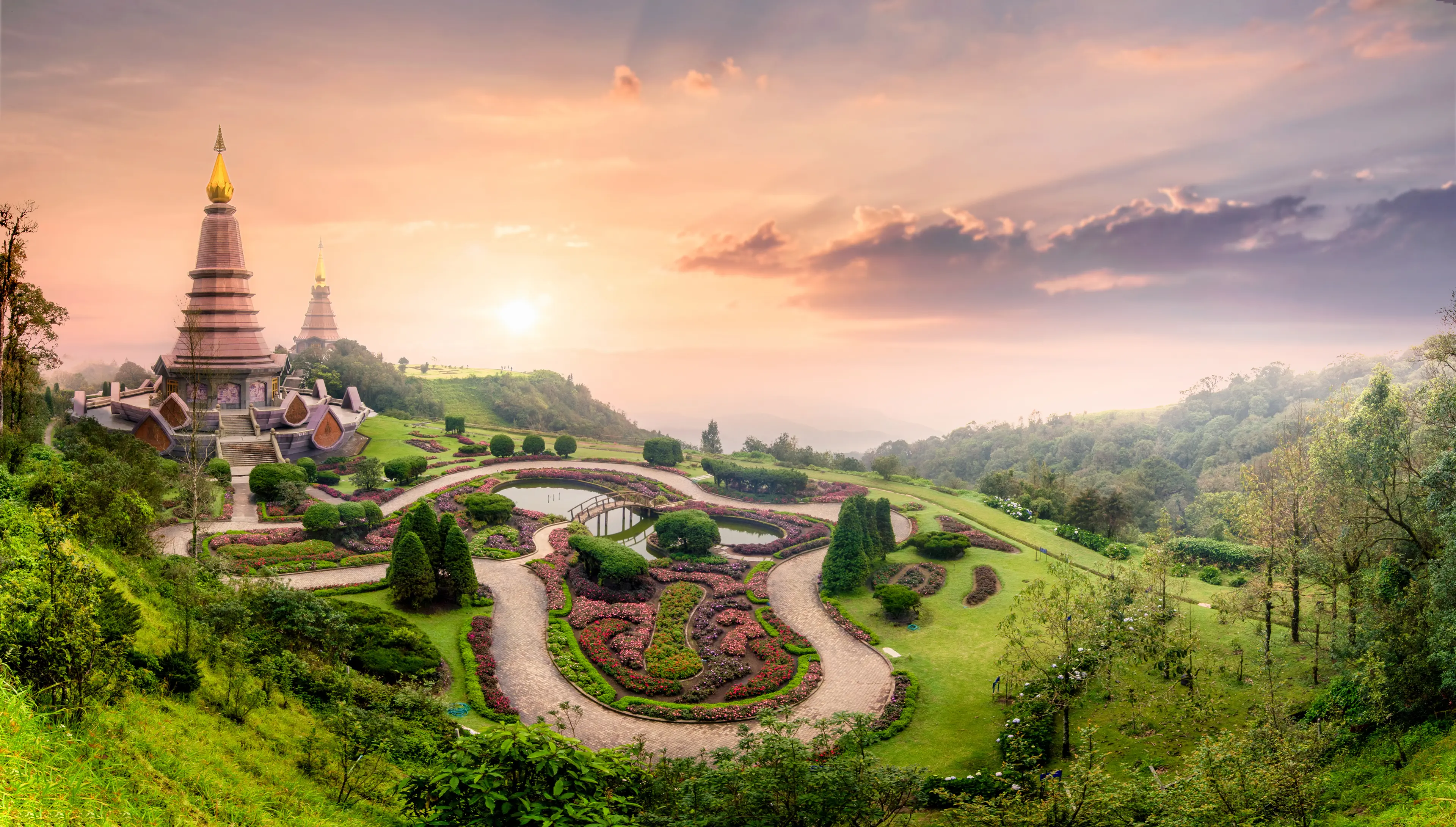 Pagoda in doi Inthanon National Park Pagoda in doi Inthanon National Park