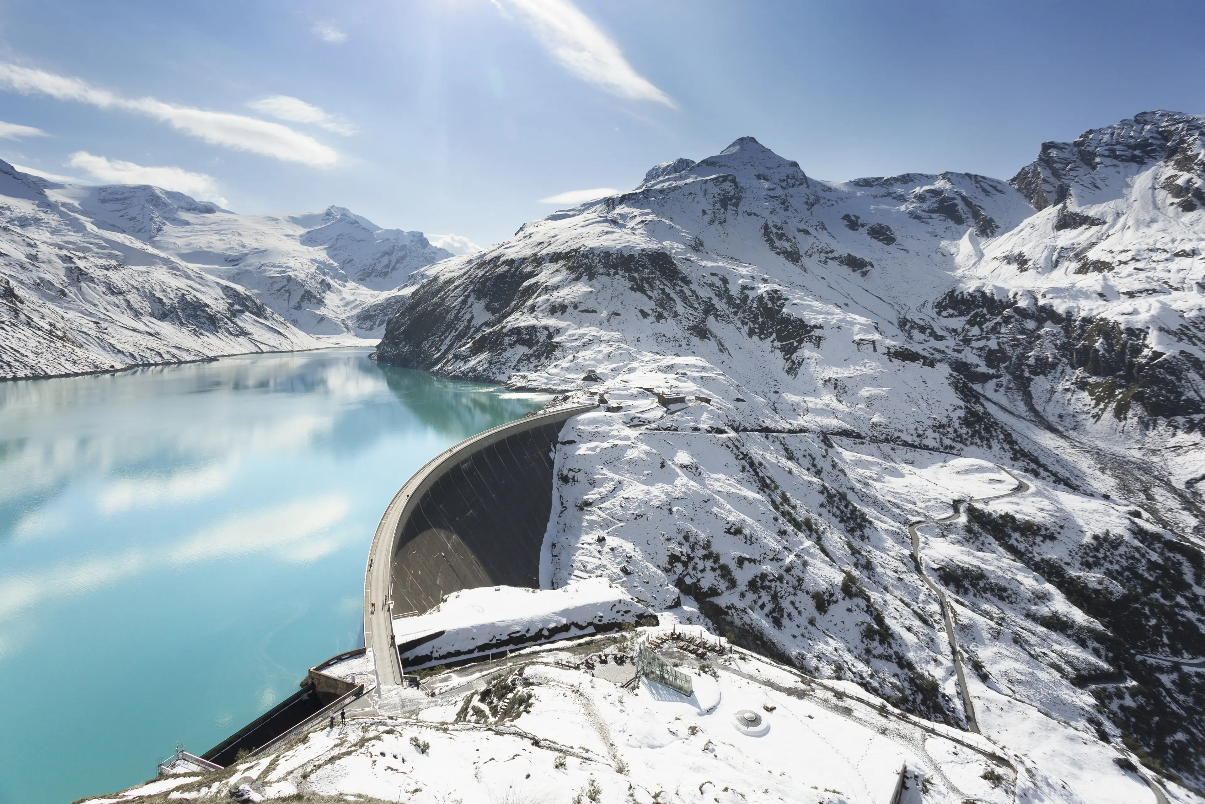 Hochgebirgsstausee Barrier lake Kaprun