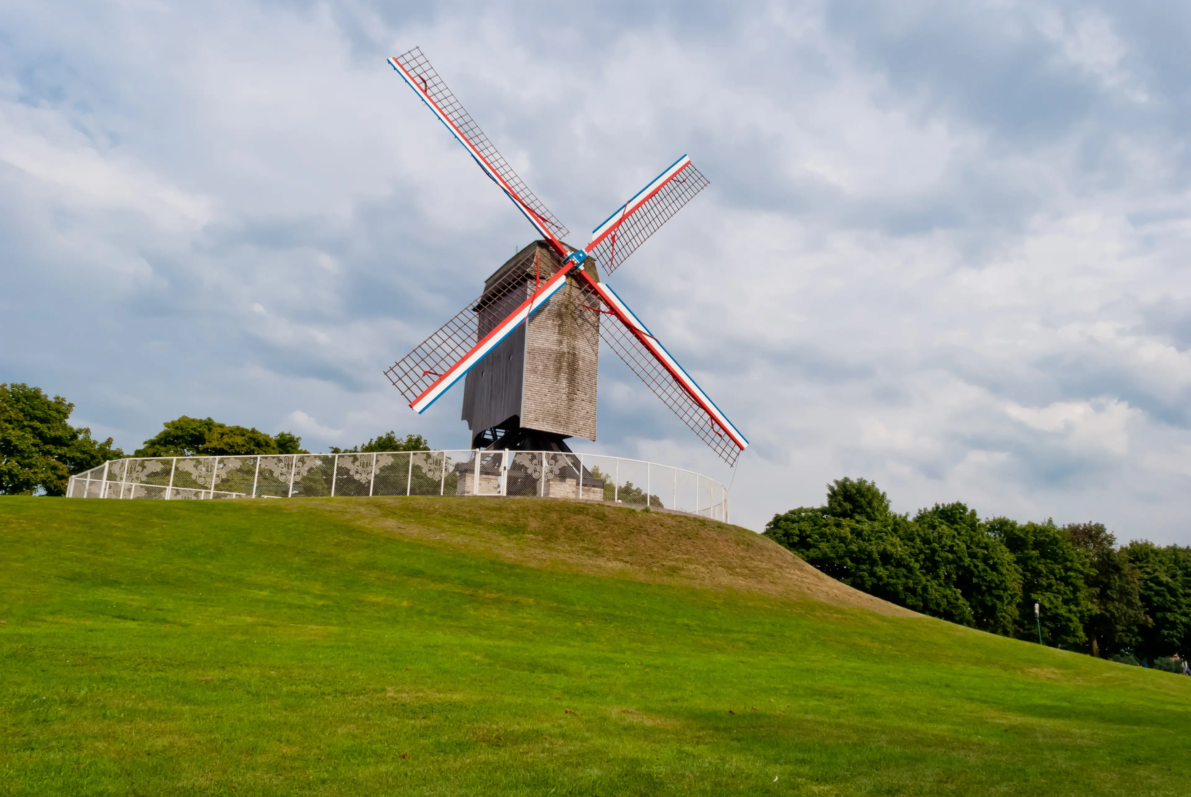 Original old windmill