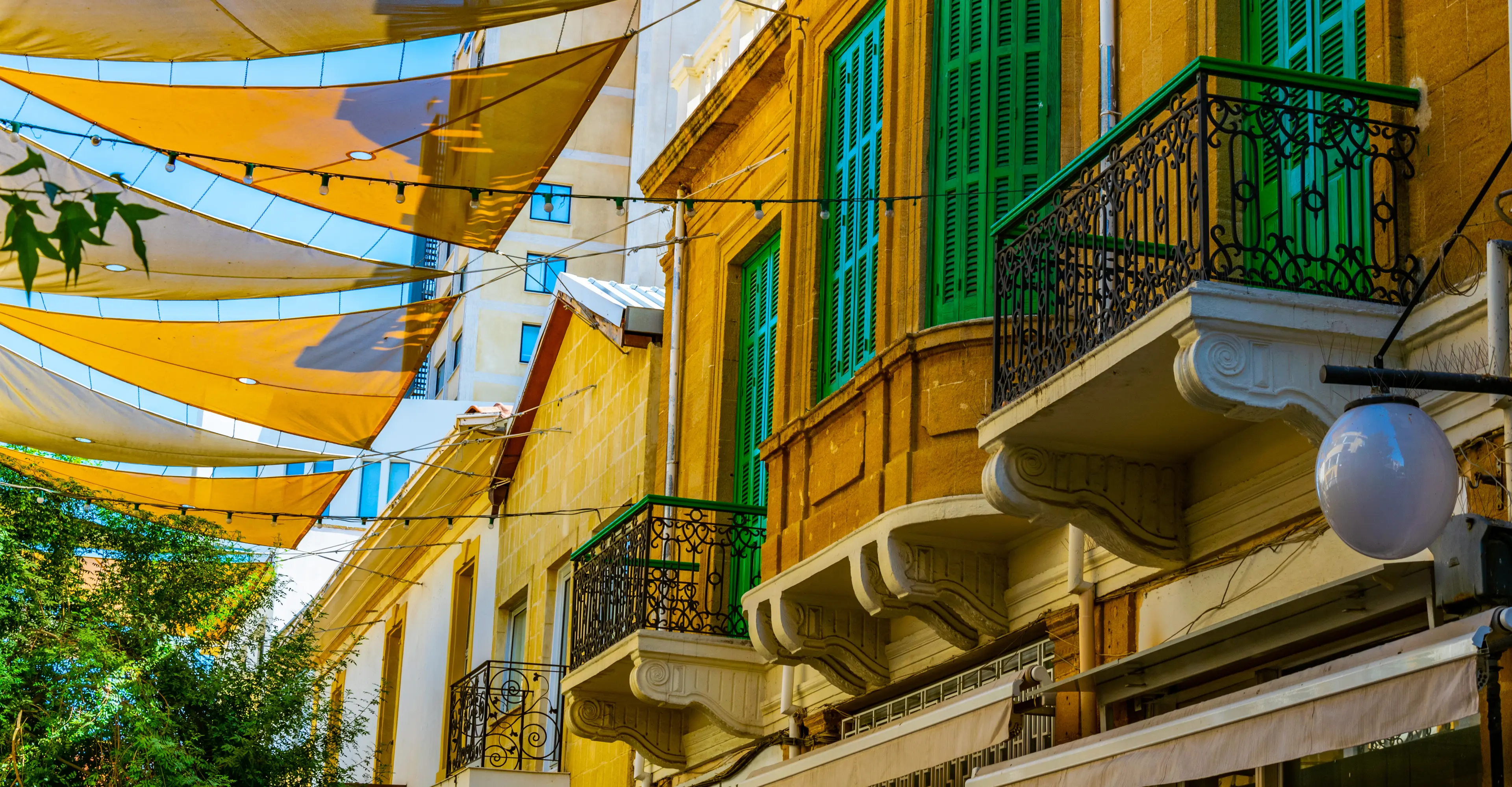 Ledra street, the main shopping avenue Ledra street, the main shopping avenue
