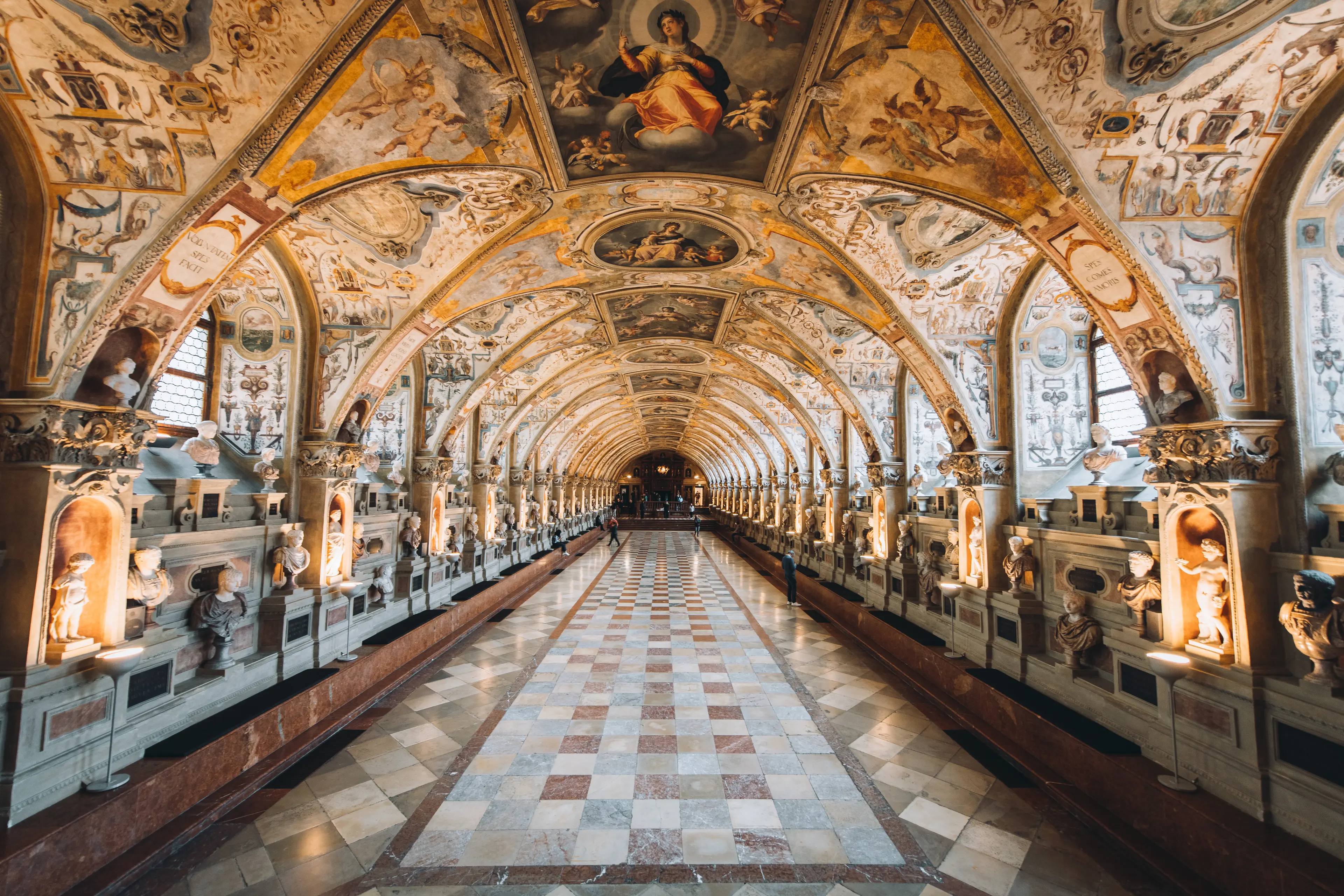 Interior view of Munich Residenz Interior view of Munich Residenz
