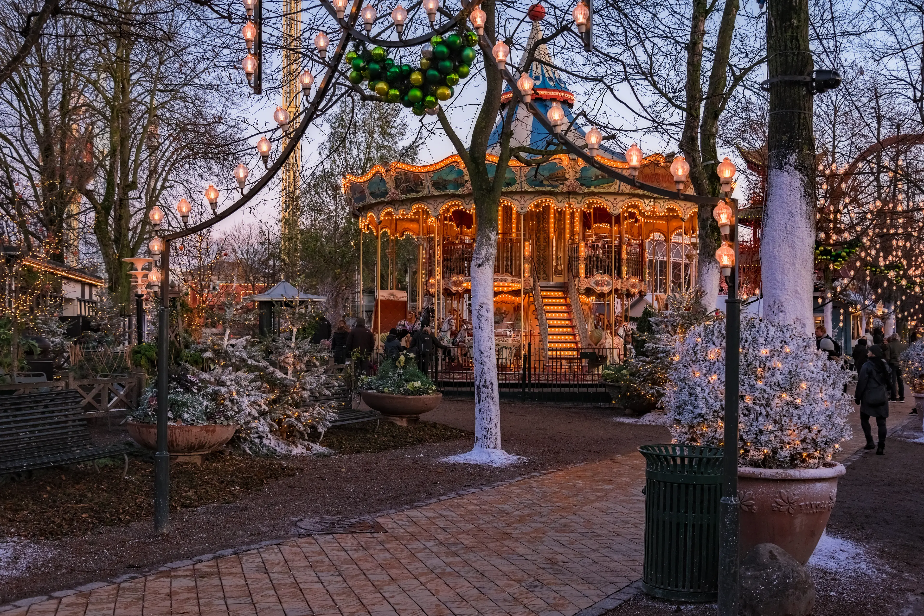 Christmas Carousel in the Park