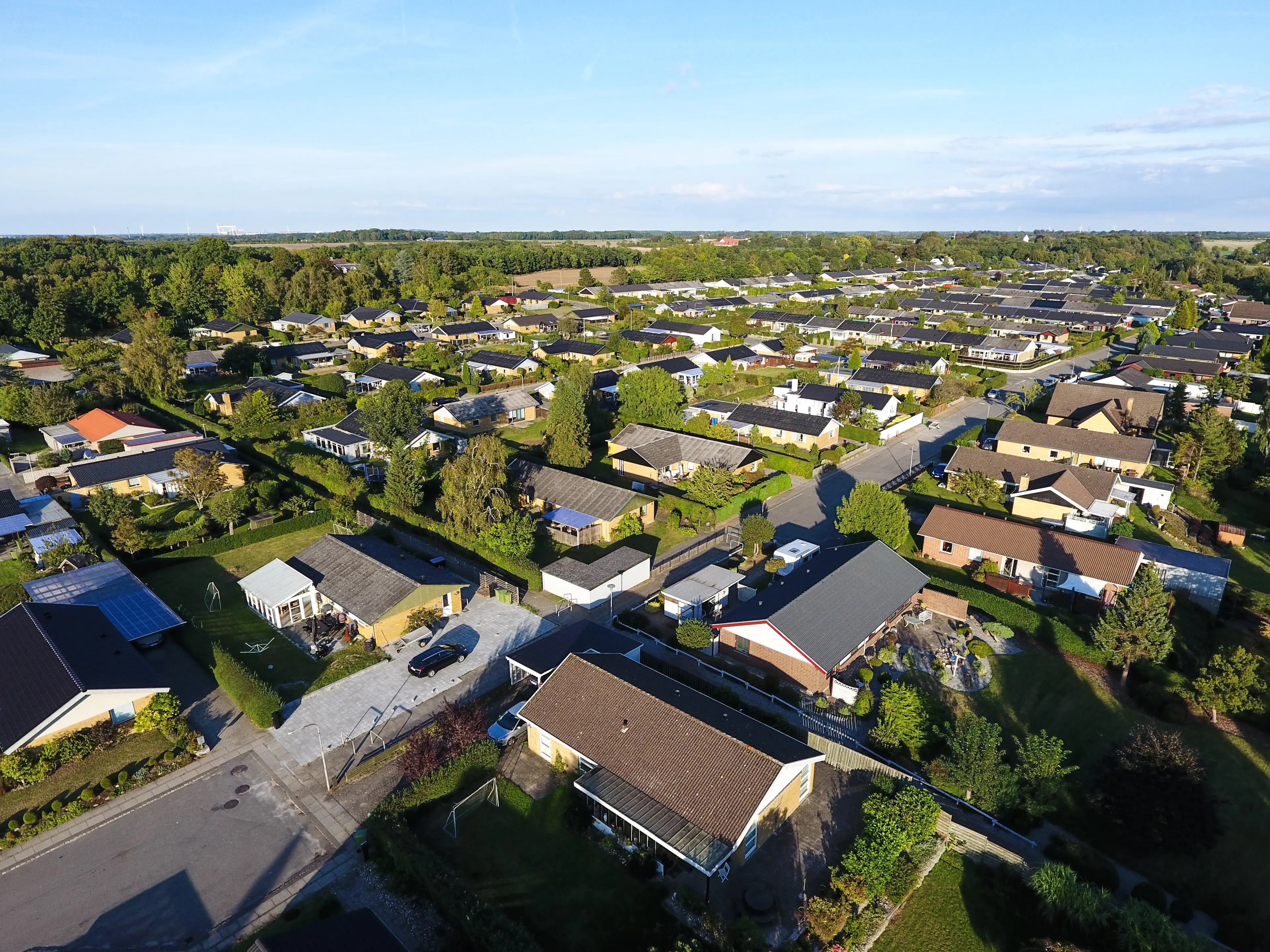 Panorama of the houses Panorama of the houses