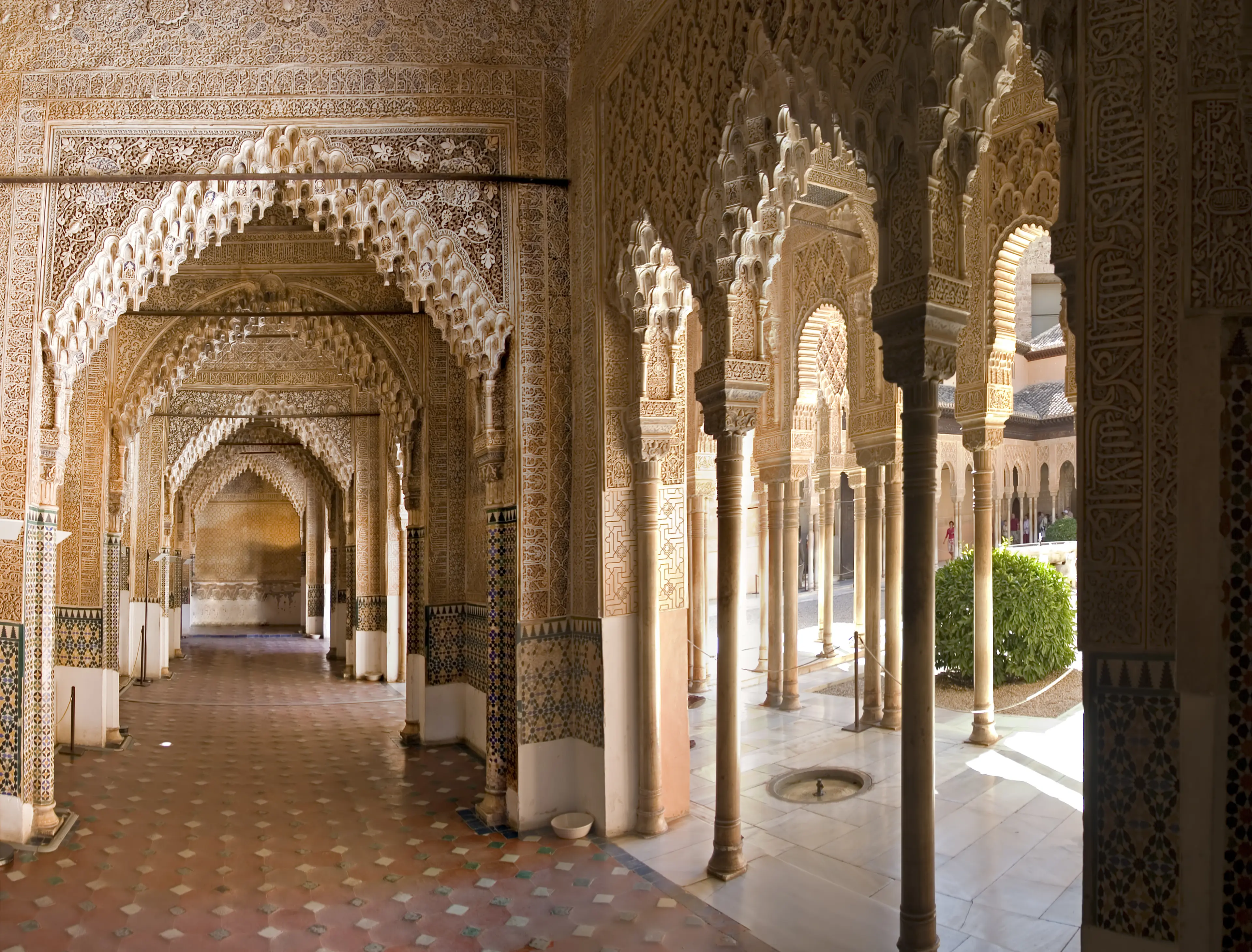 Hall in Alhambra Hall in Alhambra