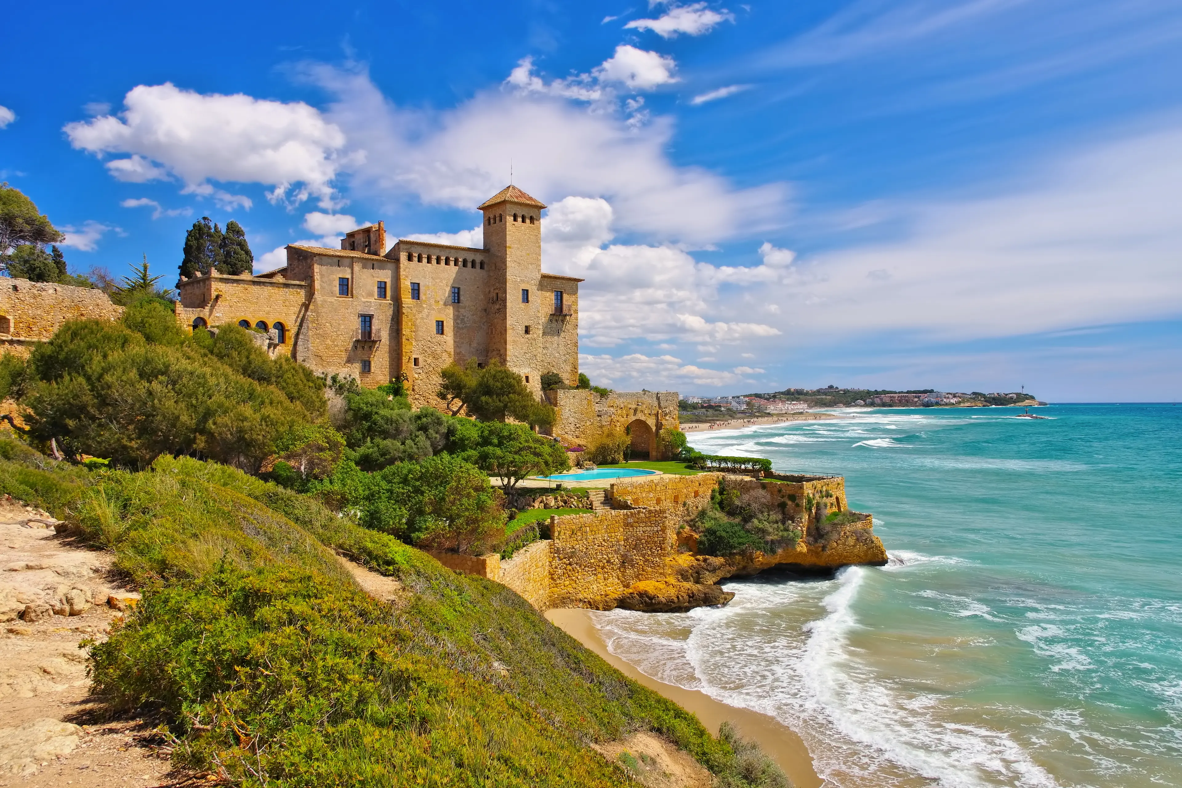 Castle of Tamarit on the Costa Dorada Castle of Tamarit on the Costa Dorada
