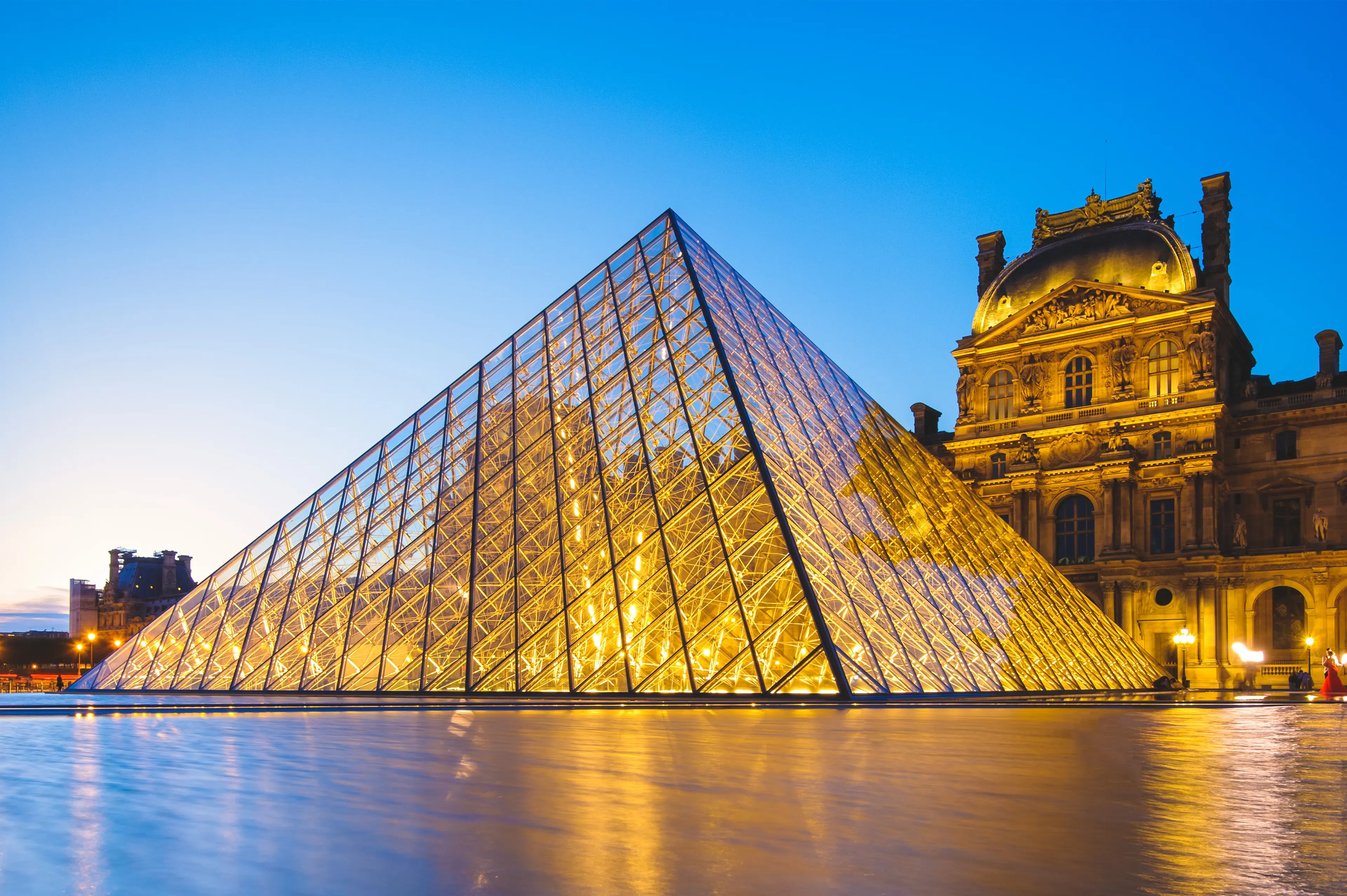 The Louvre Palace and the Pyramid