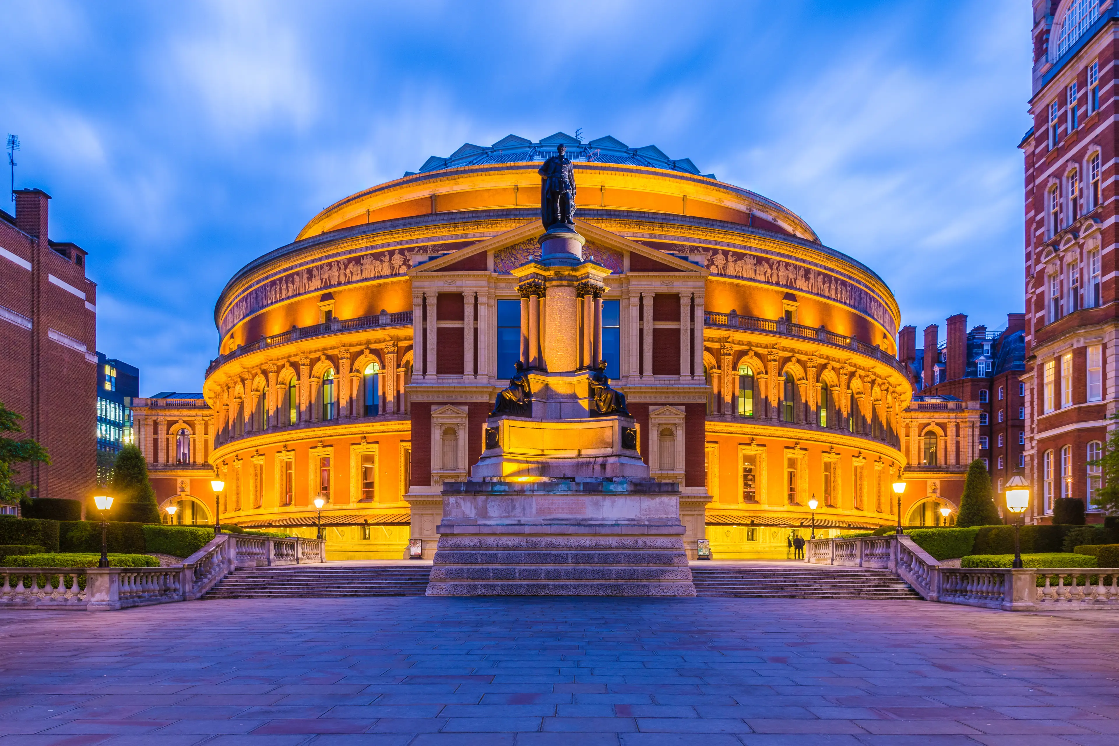 Illuminated Royal Albert Hall