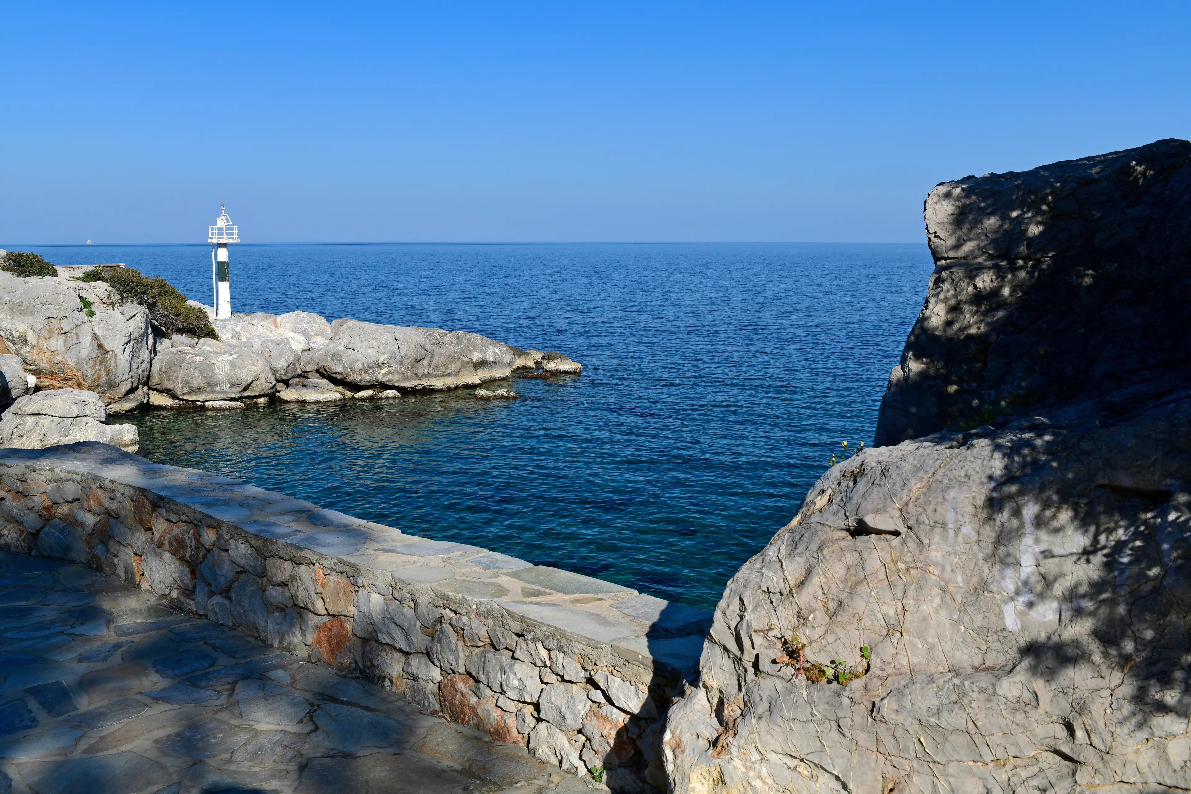 Greek rocky coast Greek rocky coast