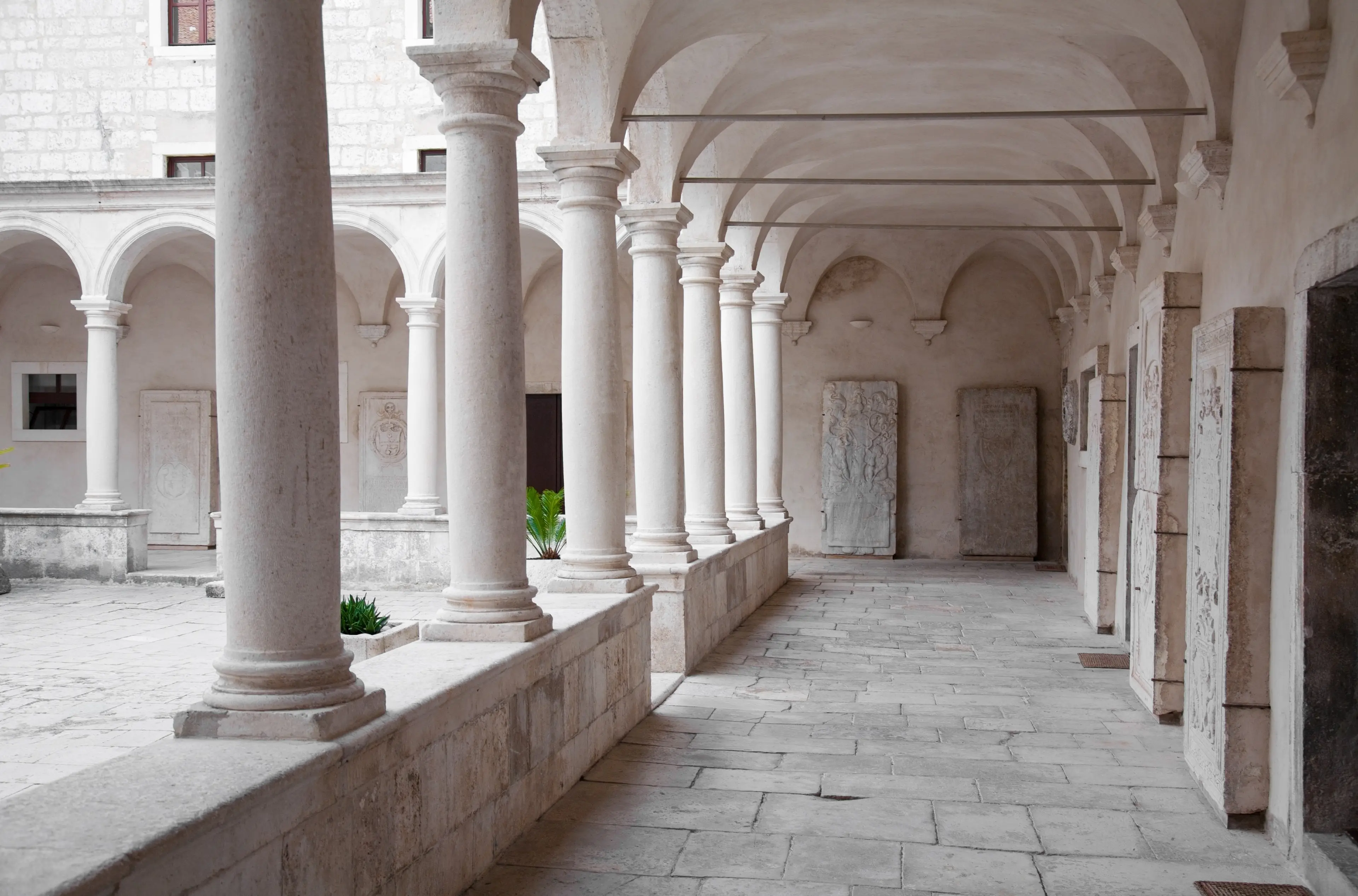 Cloister of the Franciscan monastery