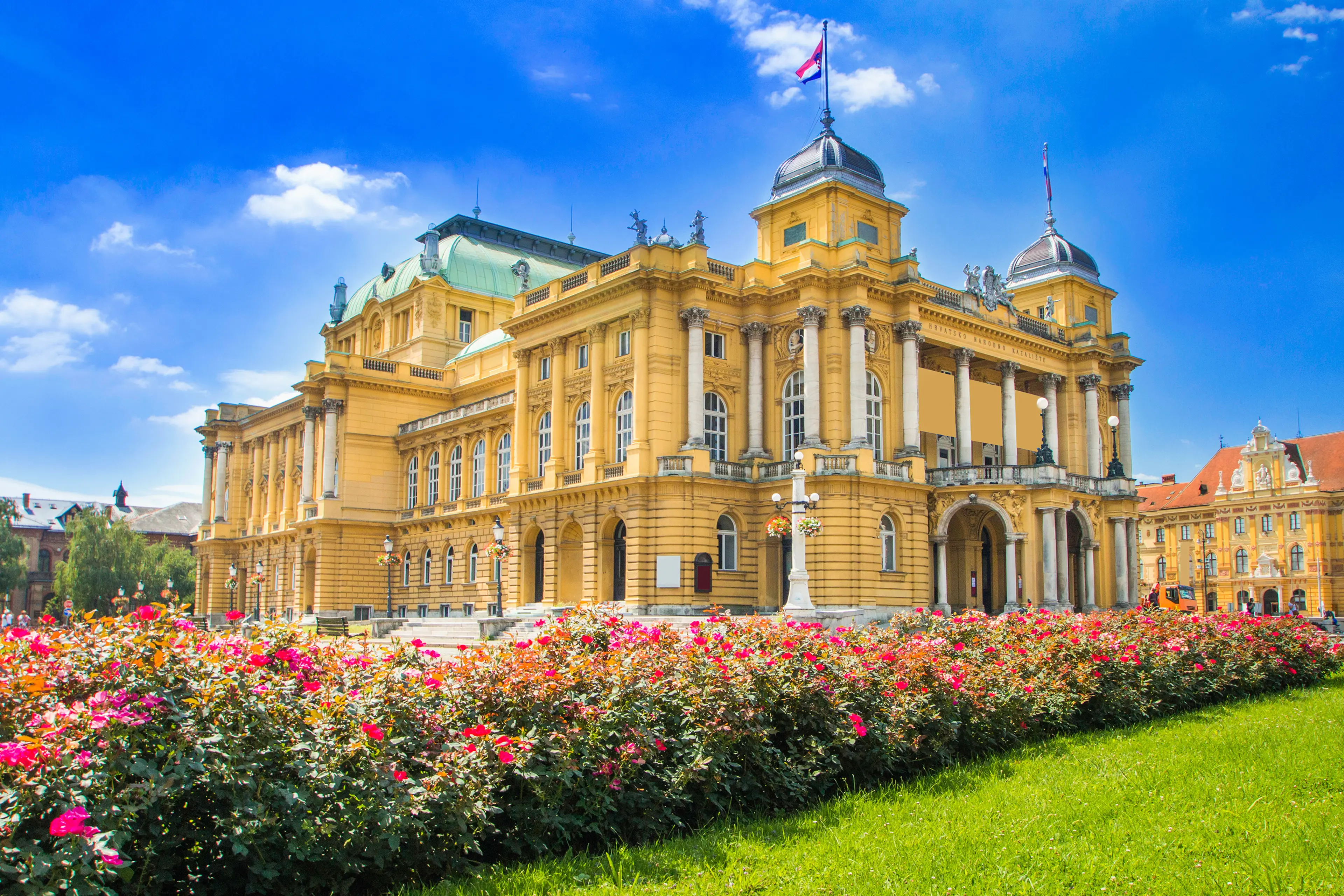 Croatian national theater building