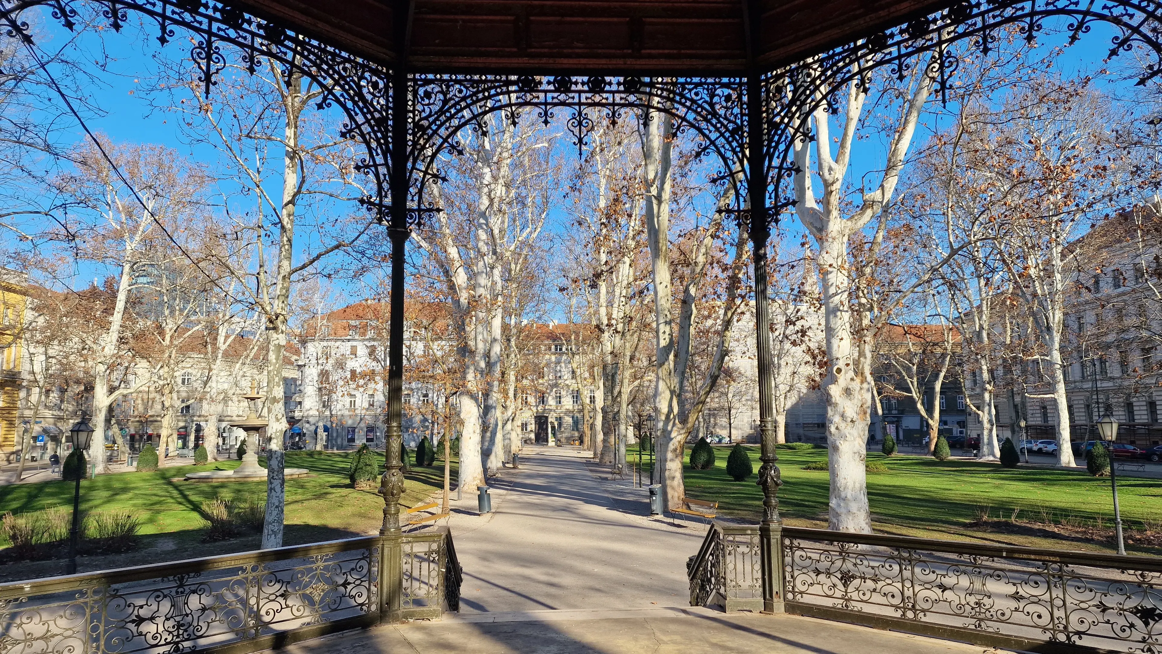 Pavillion in the Zrinjevac park