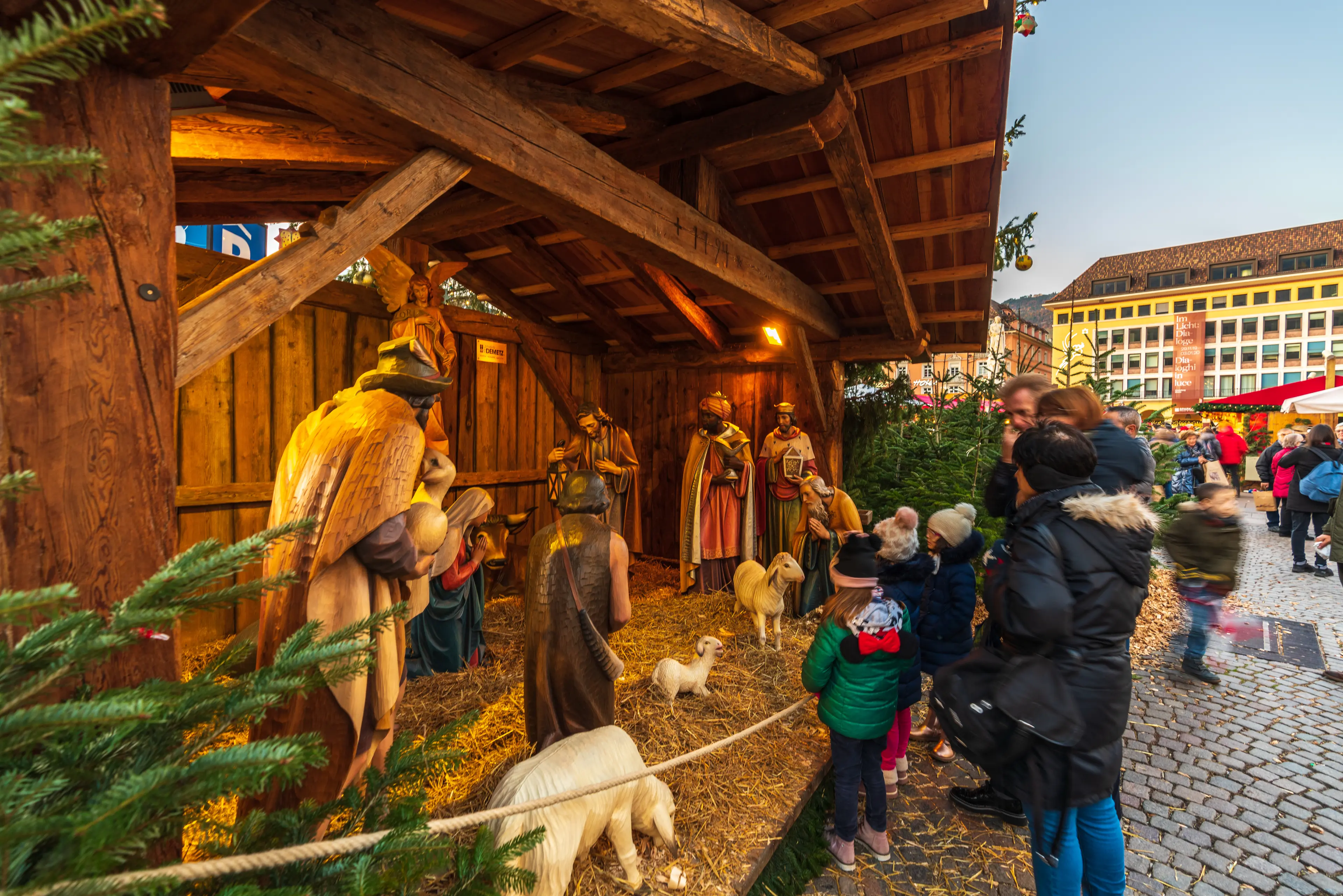 Decorations and Christmas market Decorations and Christmas market