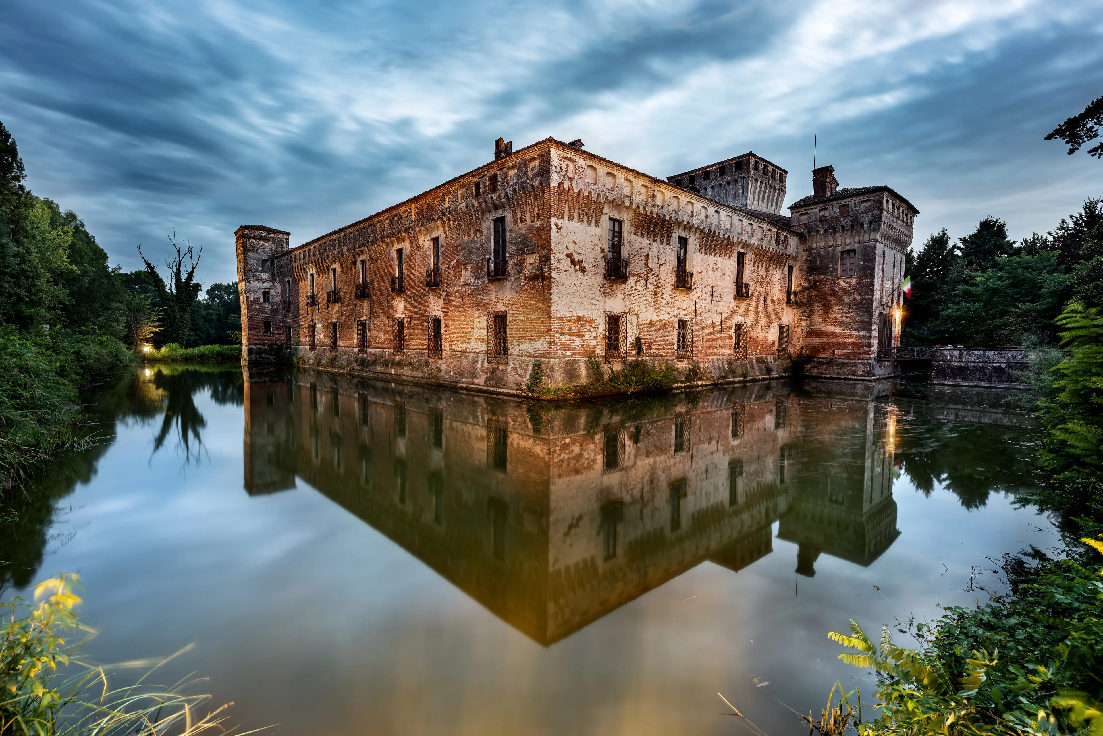 The castle of Padernello The castle of Padernello