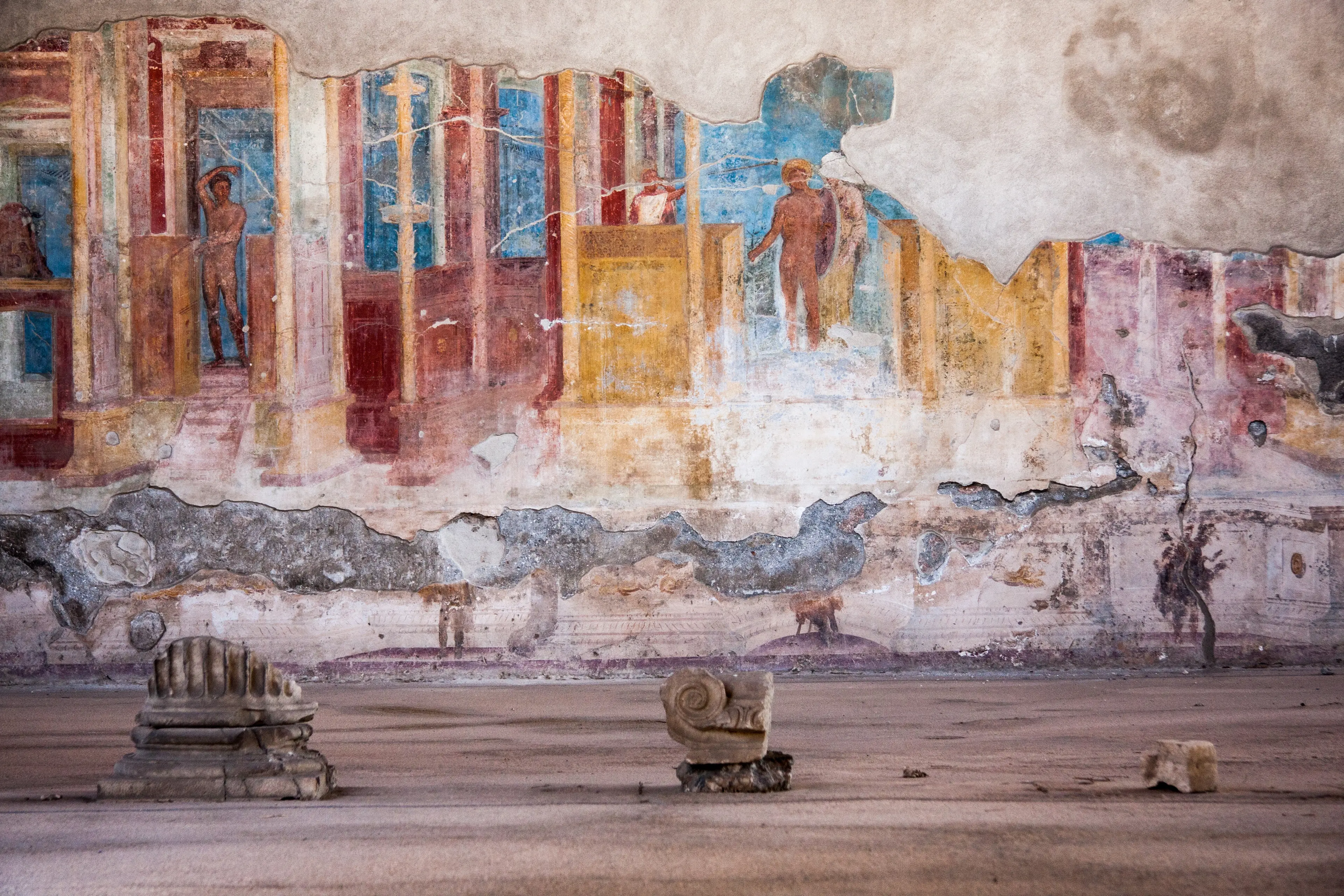 Ancient Roman fresco Ancient Roman fresco