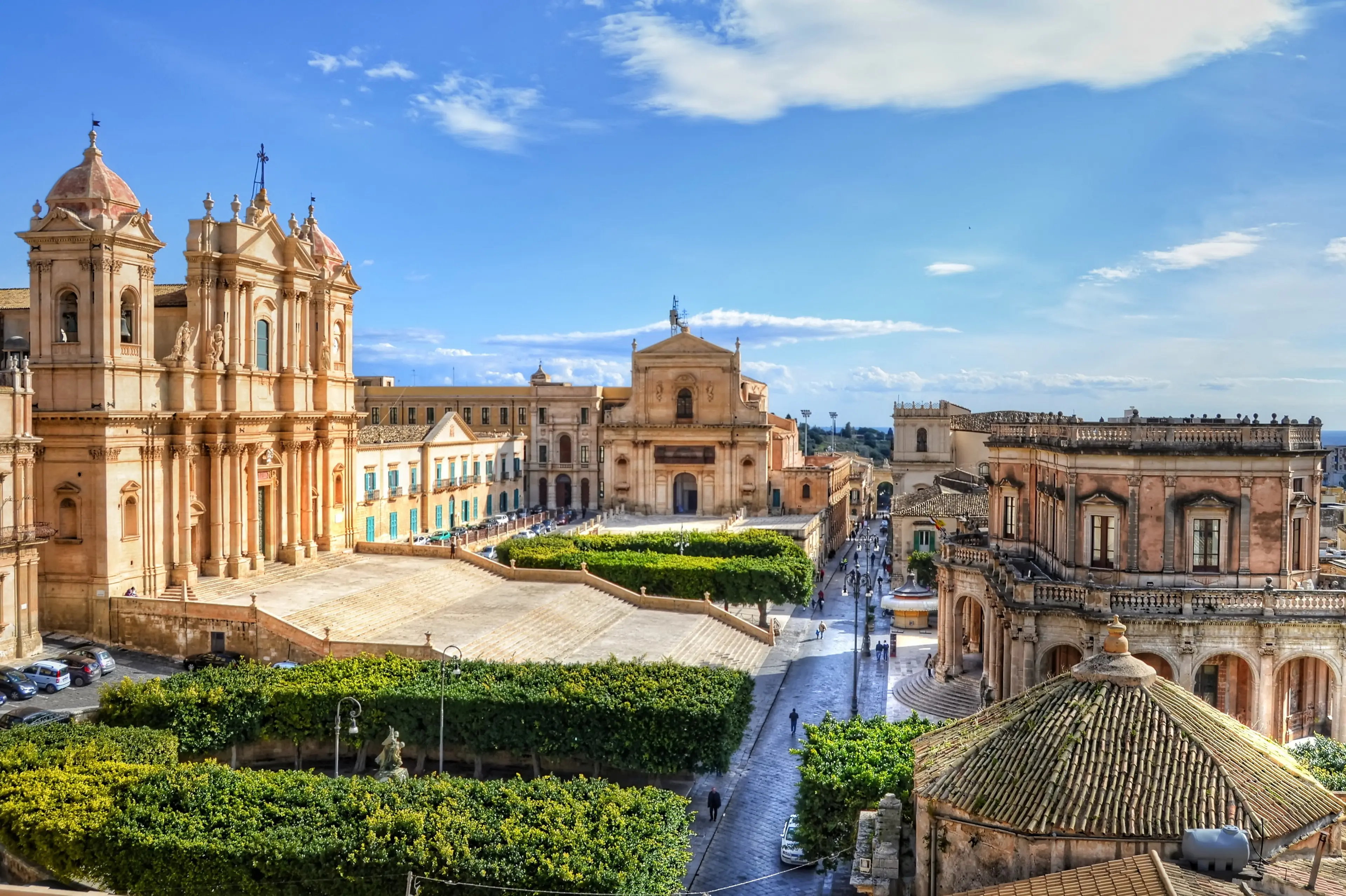 View of the town of Noto View of the town of Noto