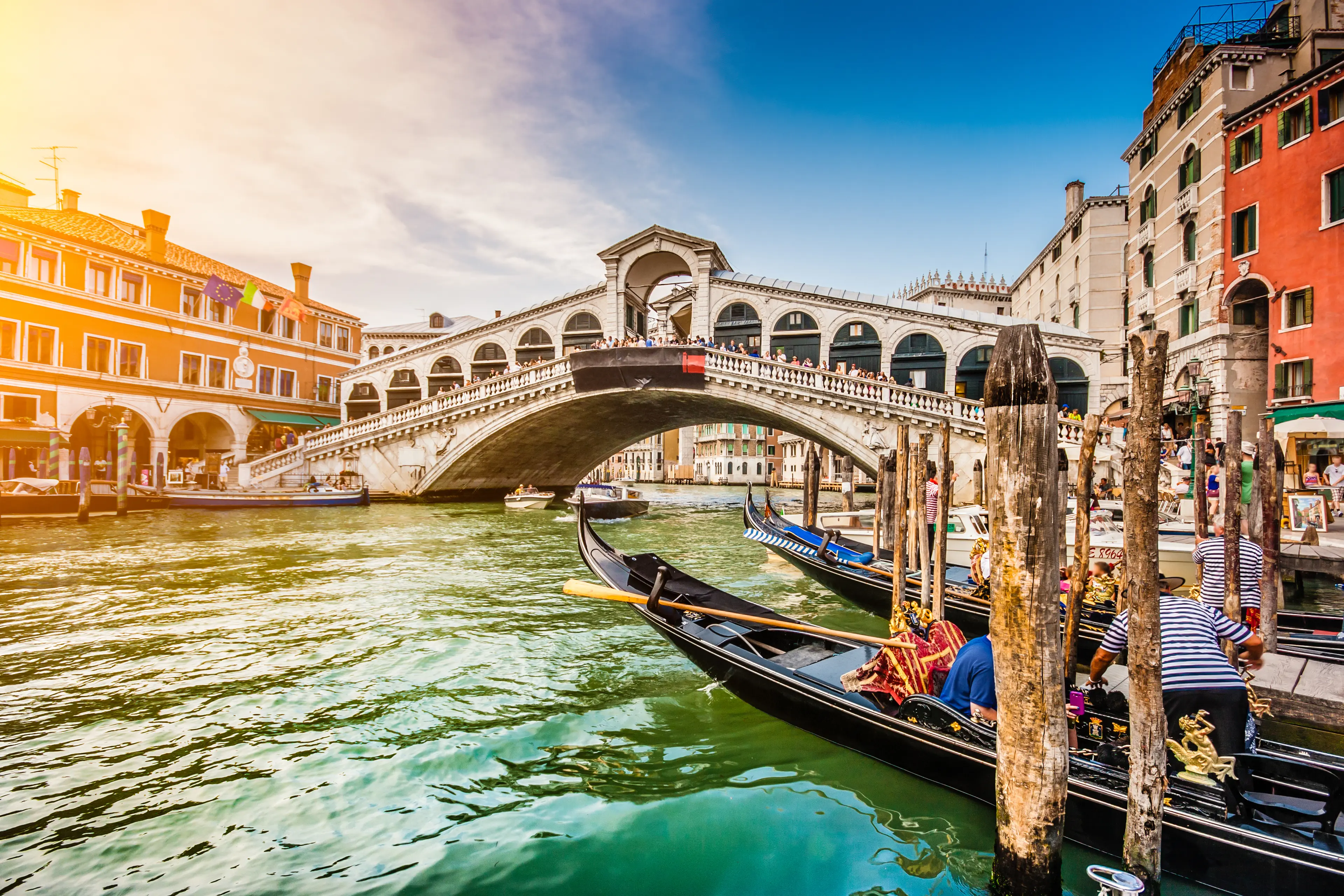 Canal Grande with Rialto Bridge Canal Grande with Rialto Bridge