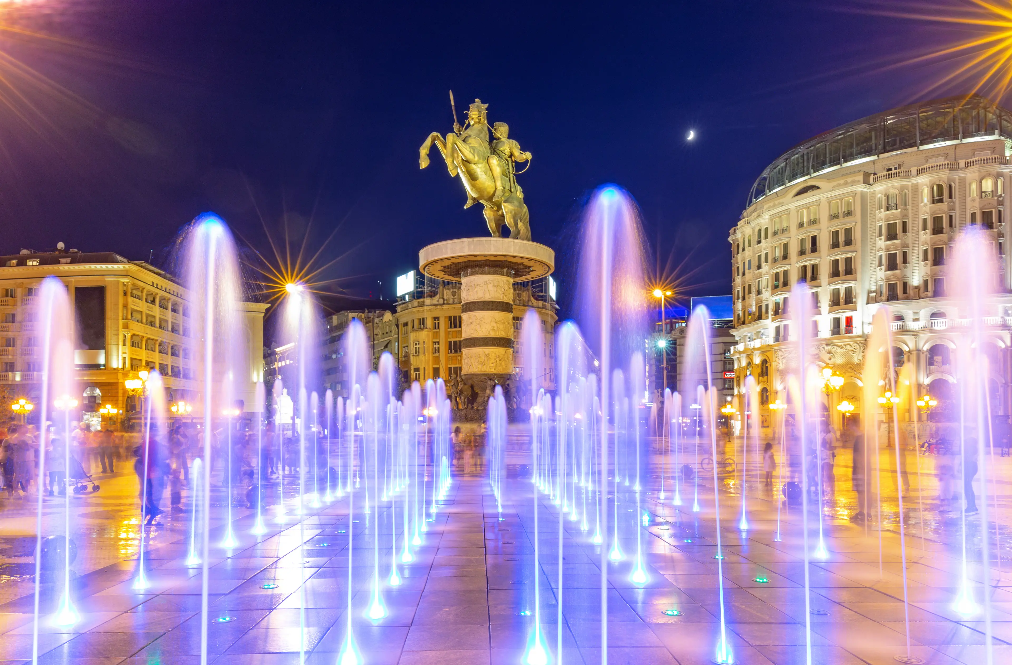 Square Macedonia and statue of Alexander the Great