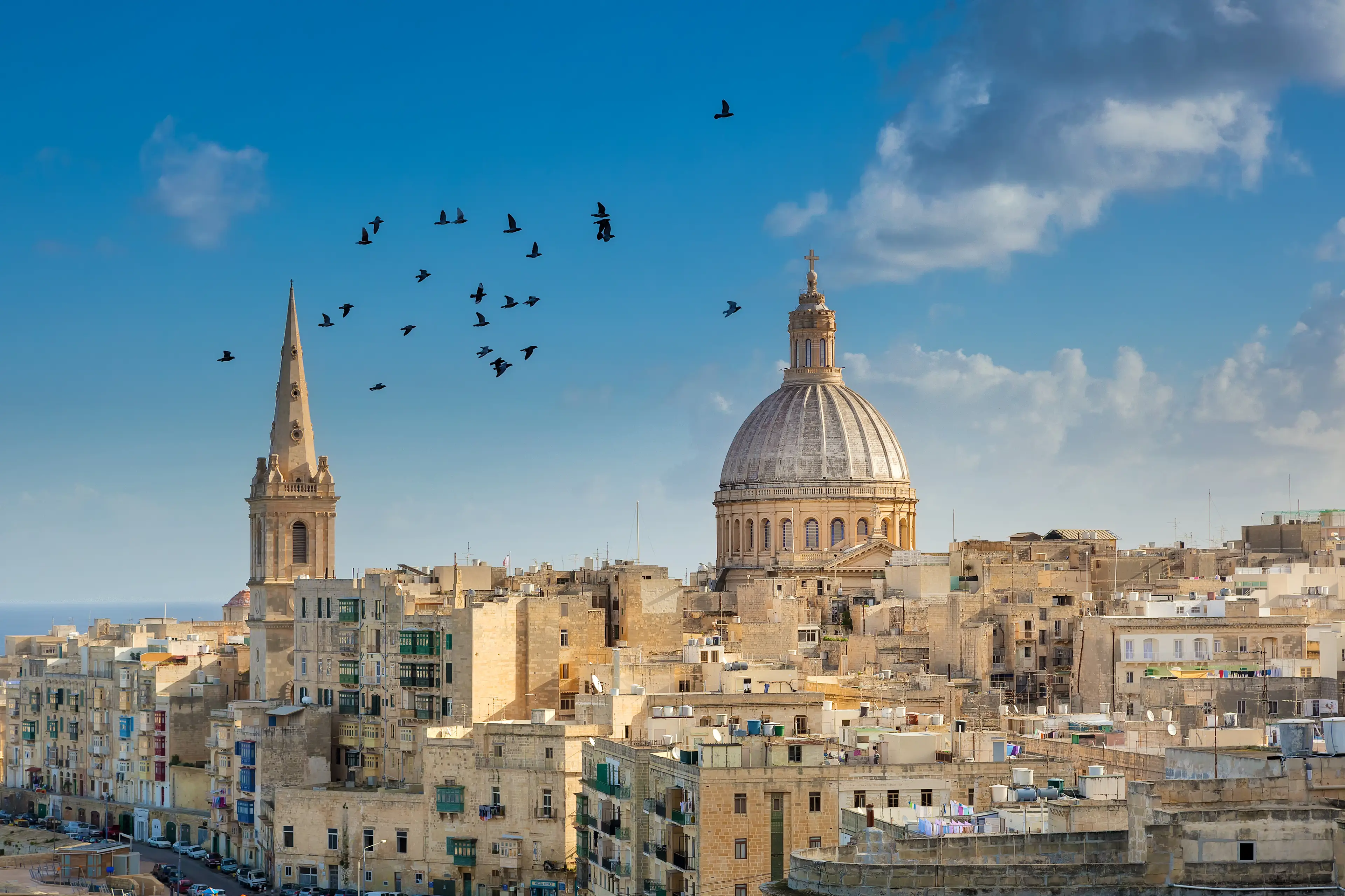 Skyline of Valletta