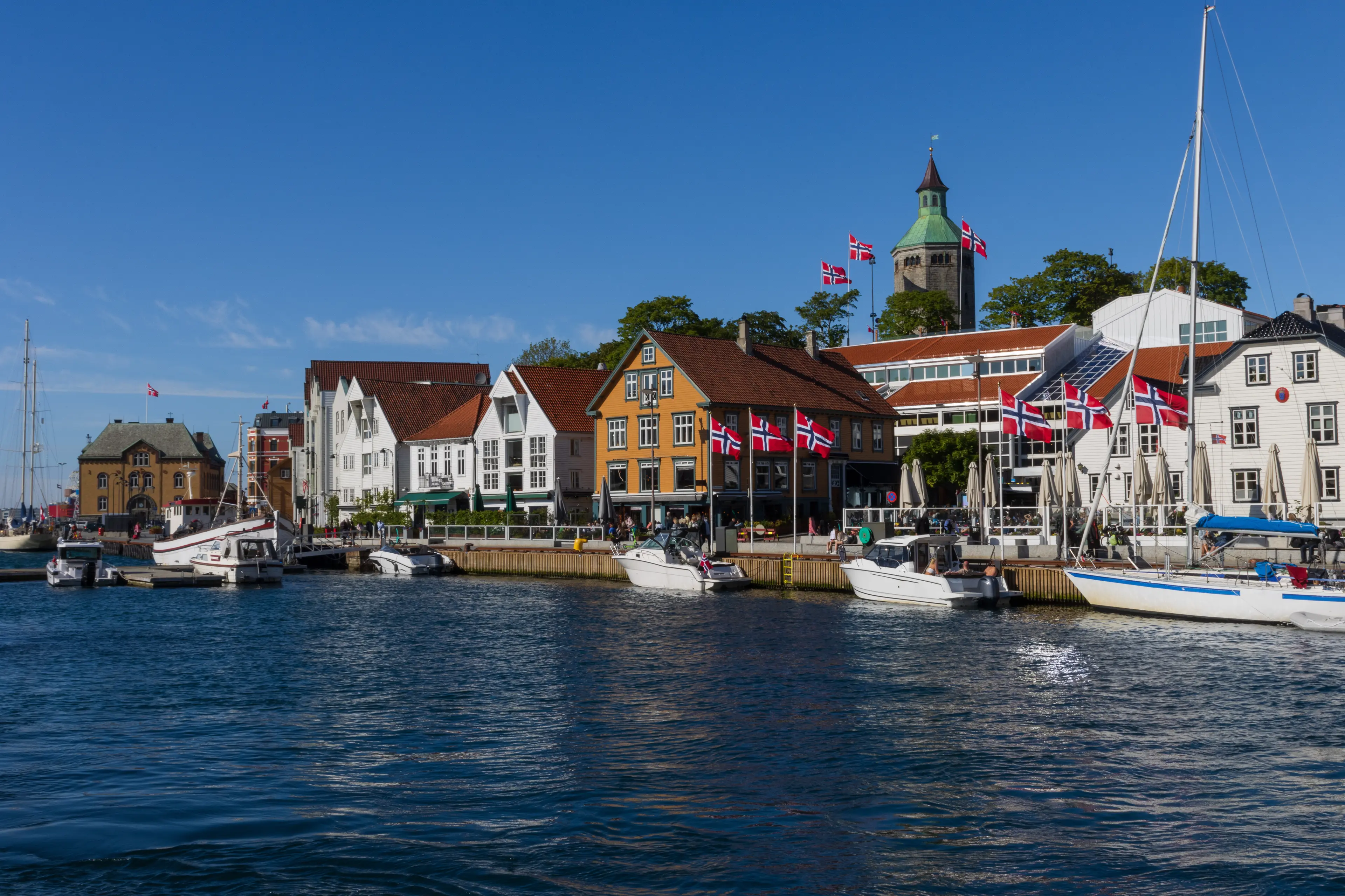 Stavanger harbor and architecture