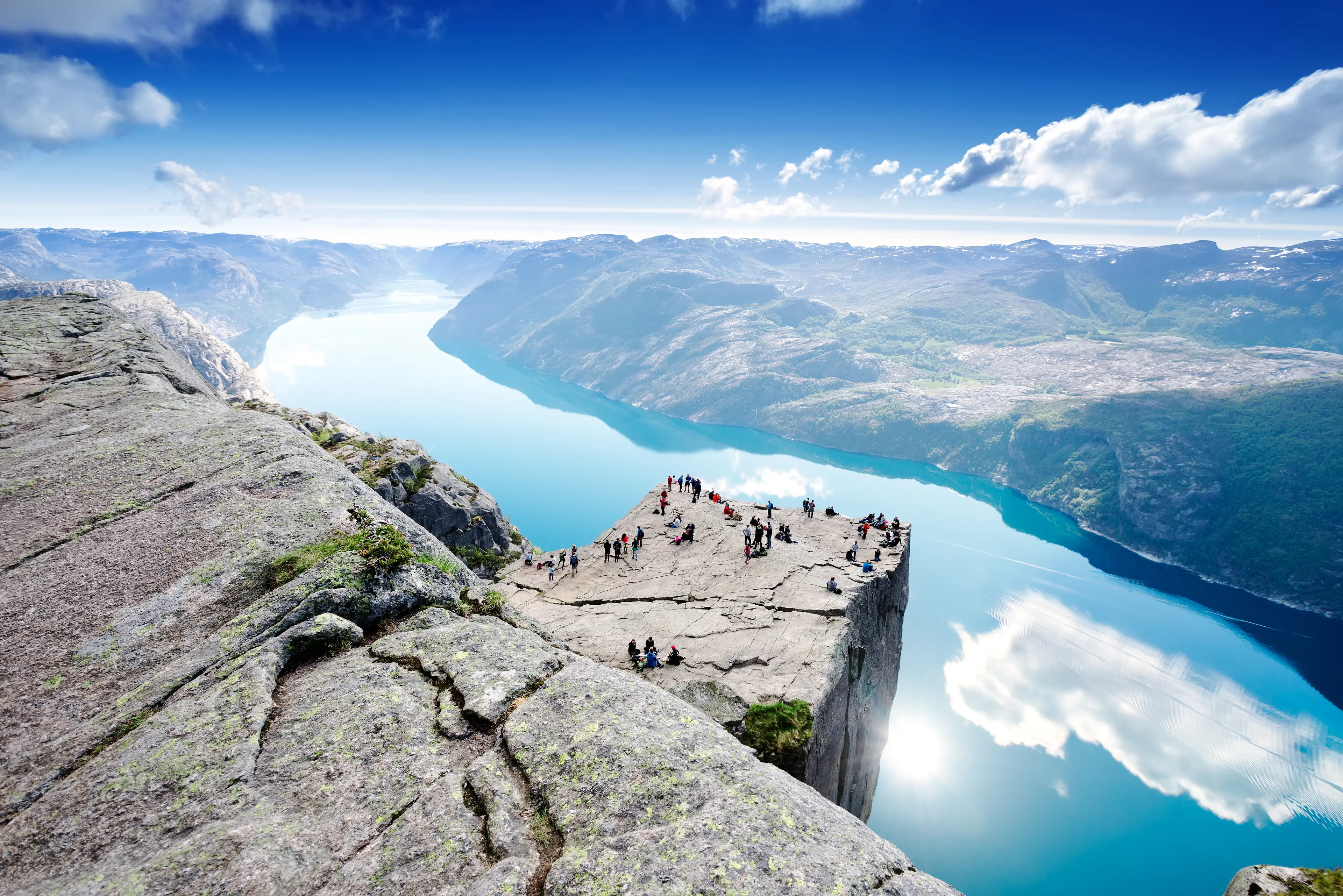 Preikestolen rock formation
