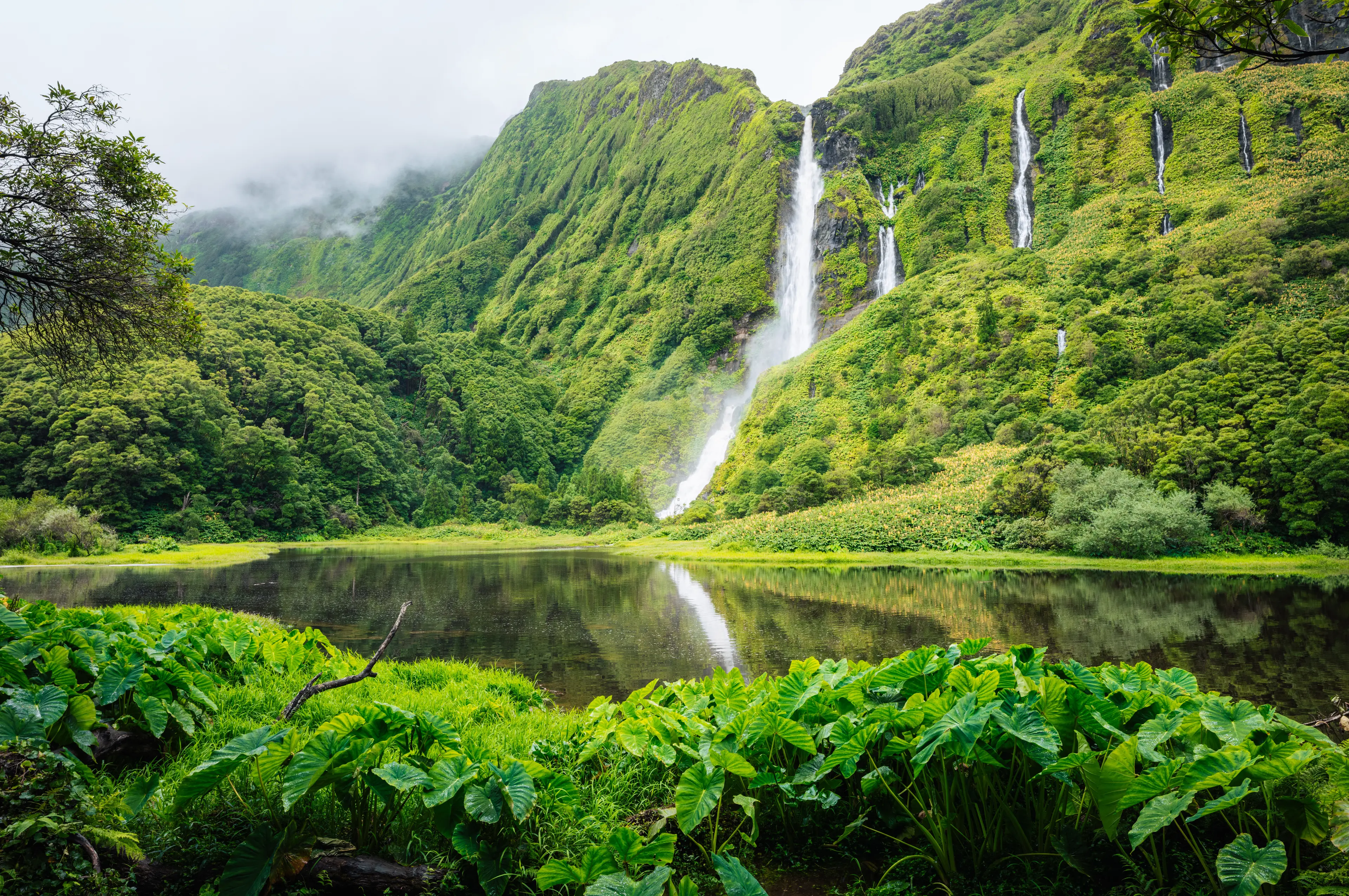 Waterfalls on Flores island