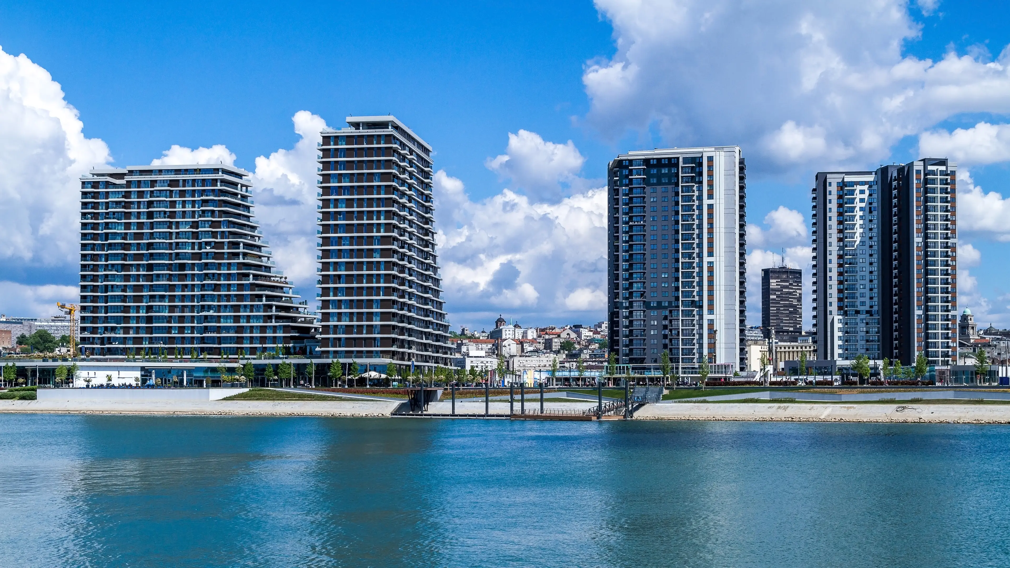 Buildings on Belgrade Waterfront is an urban renewal development project