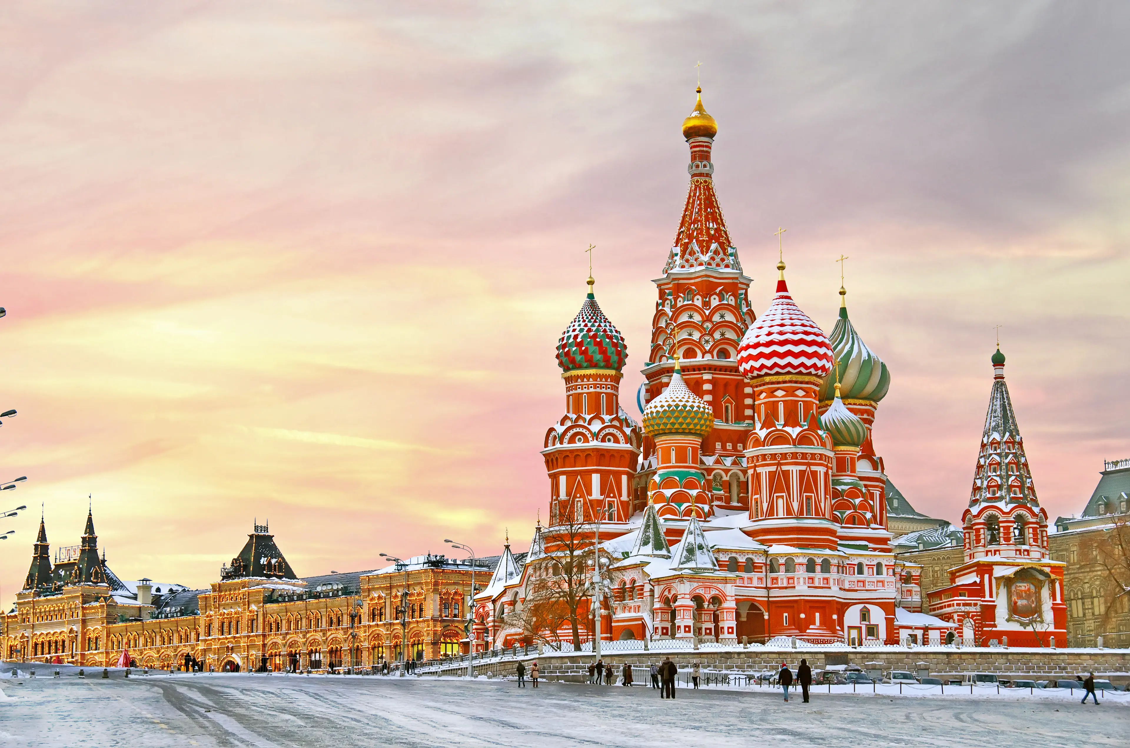 St Basil's Cathedral in winter