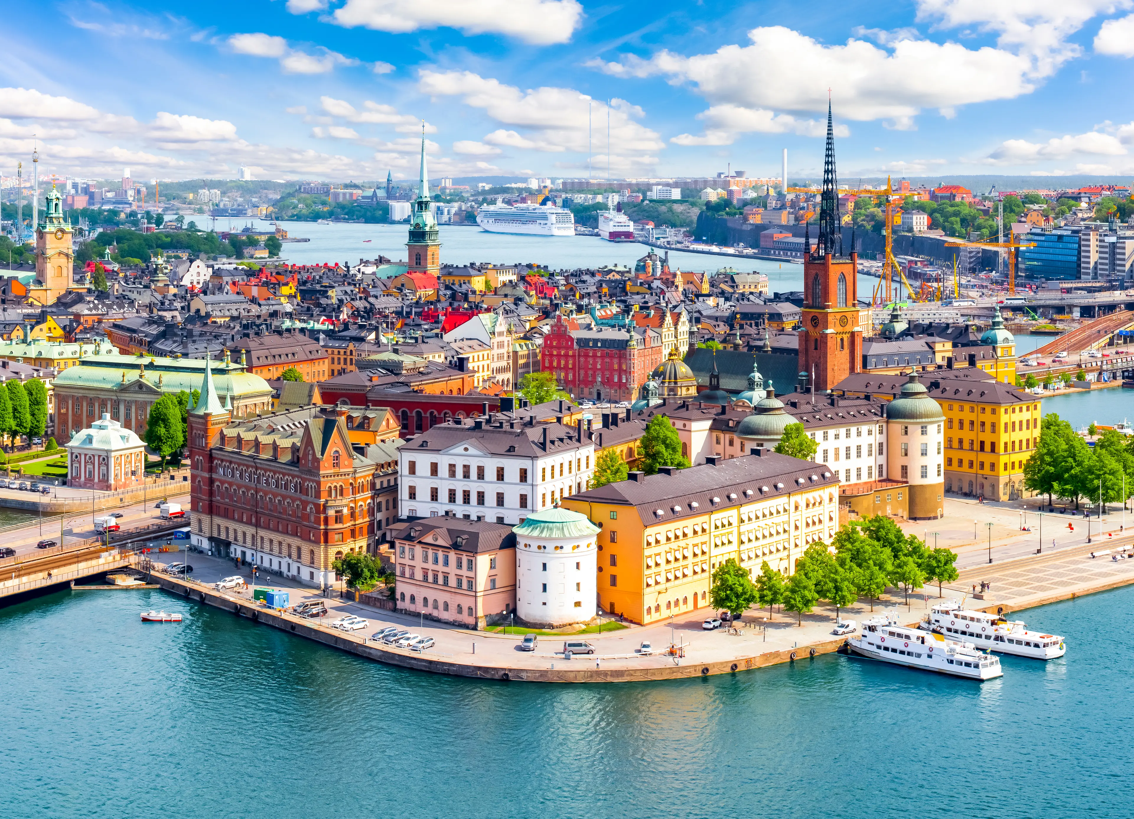 Gamla Stan cityscape from City Hall top Gamla Stan cityscape from City Hall top