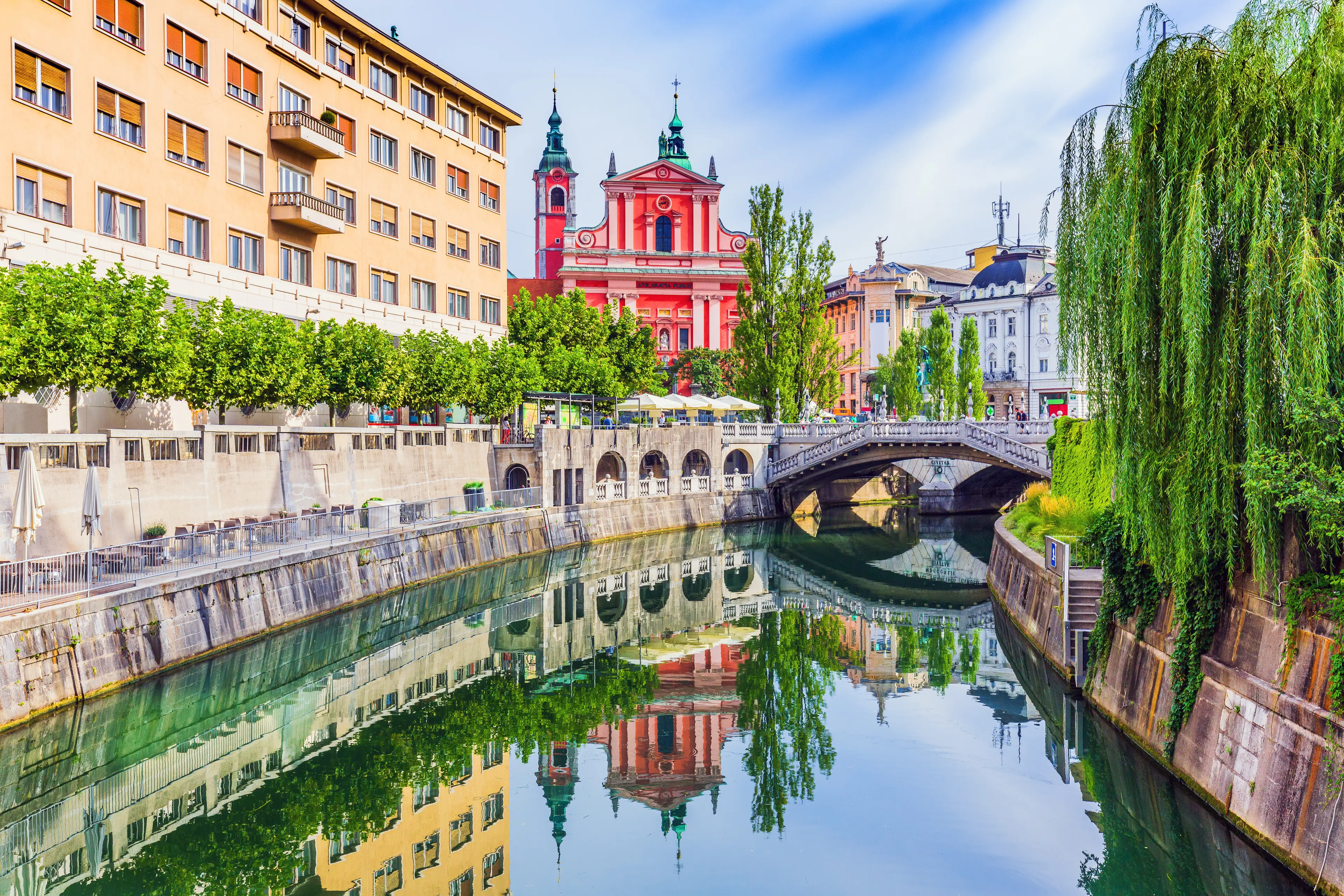 Ljubljanica river canal Ljubljanica river canal