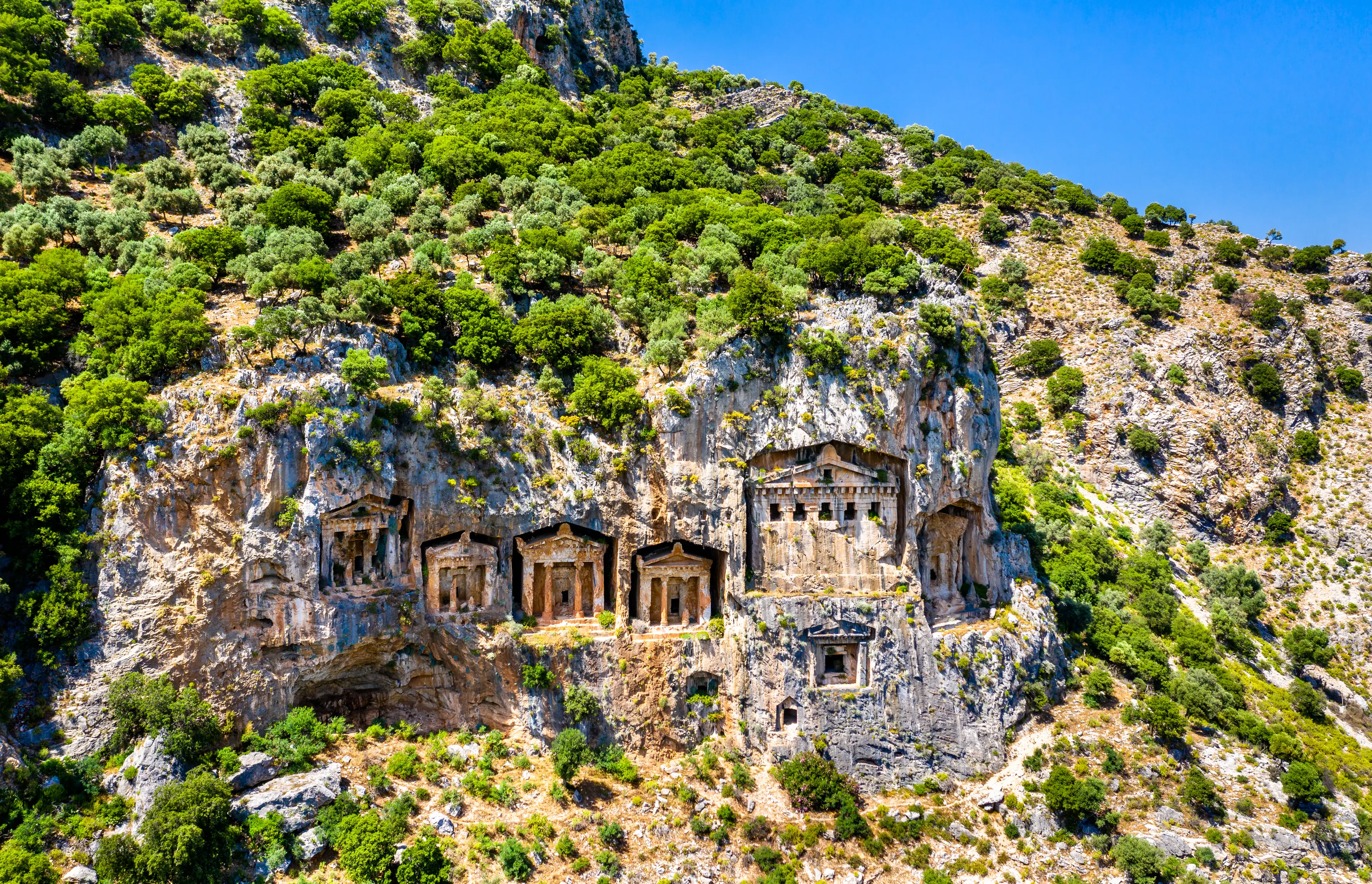 Tombs of the Kings in Kaunos