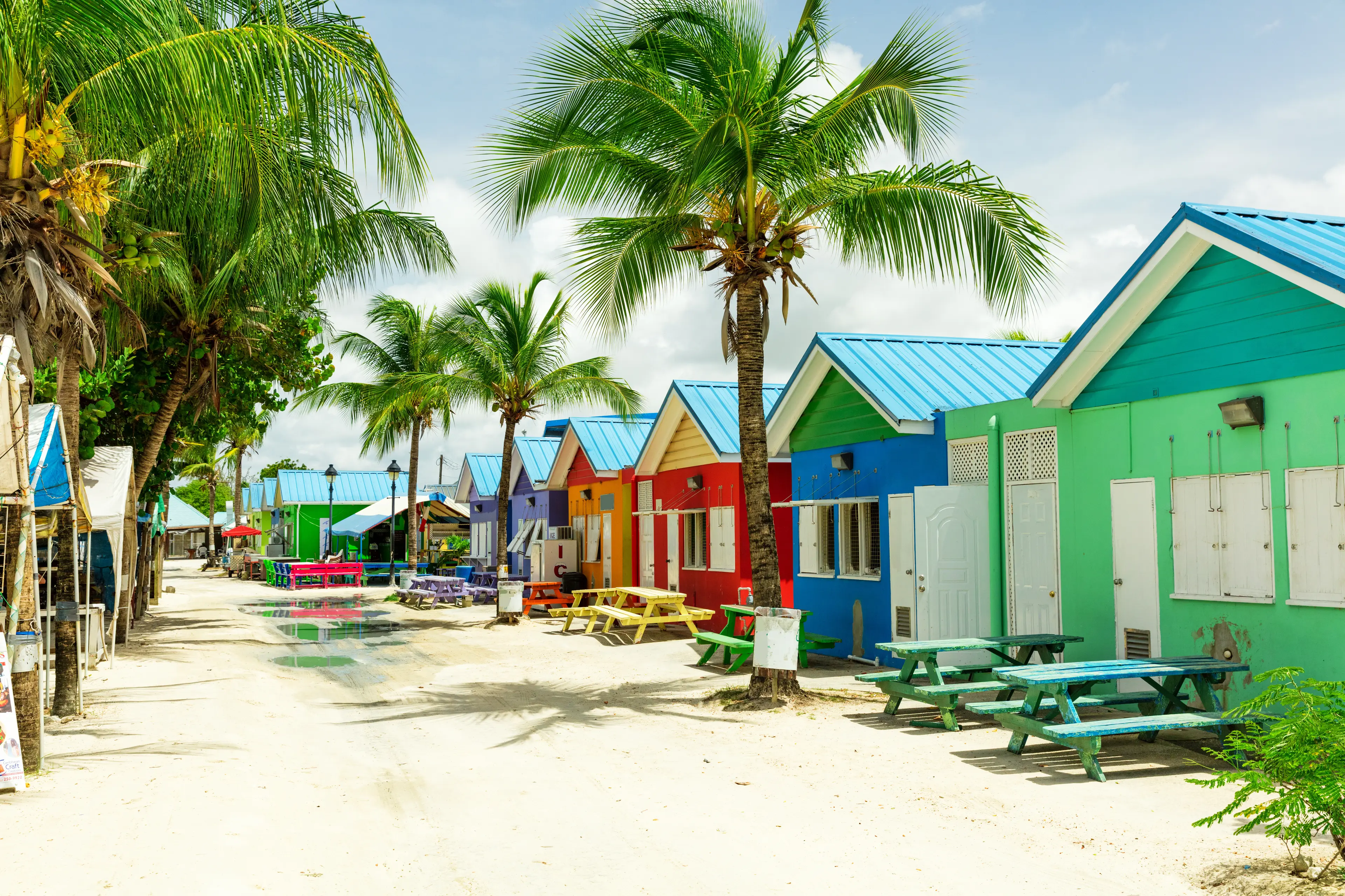 Colorful local houses Colorful local houses