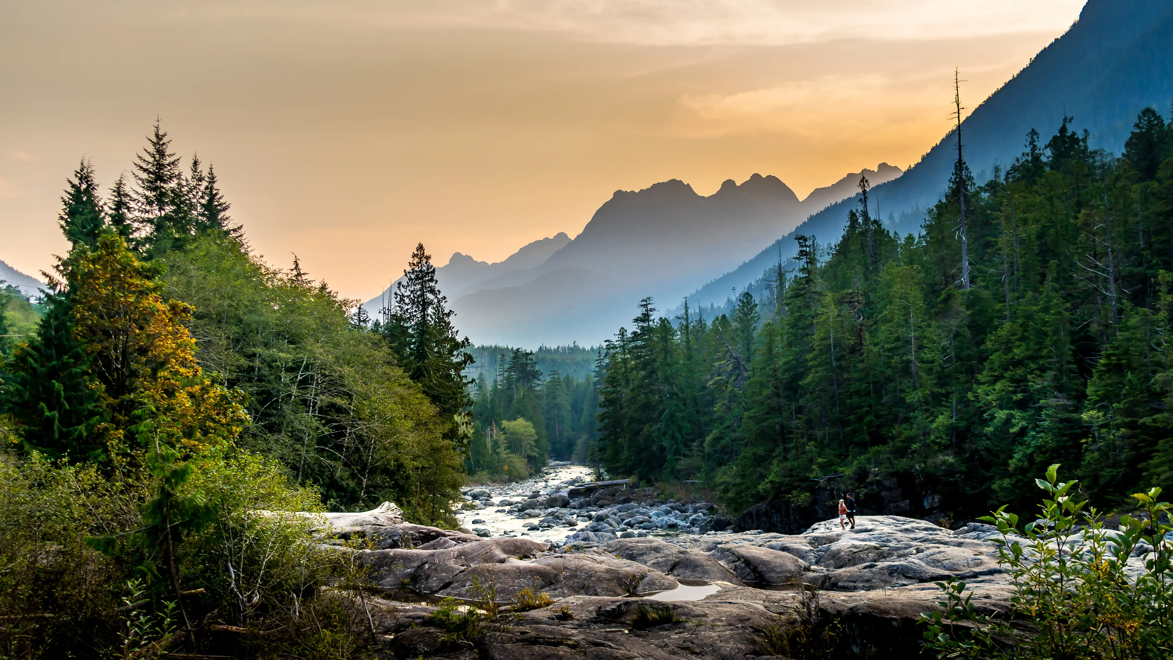 The Kennedy River at the Pacific Rim National Park