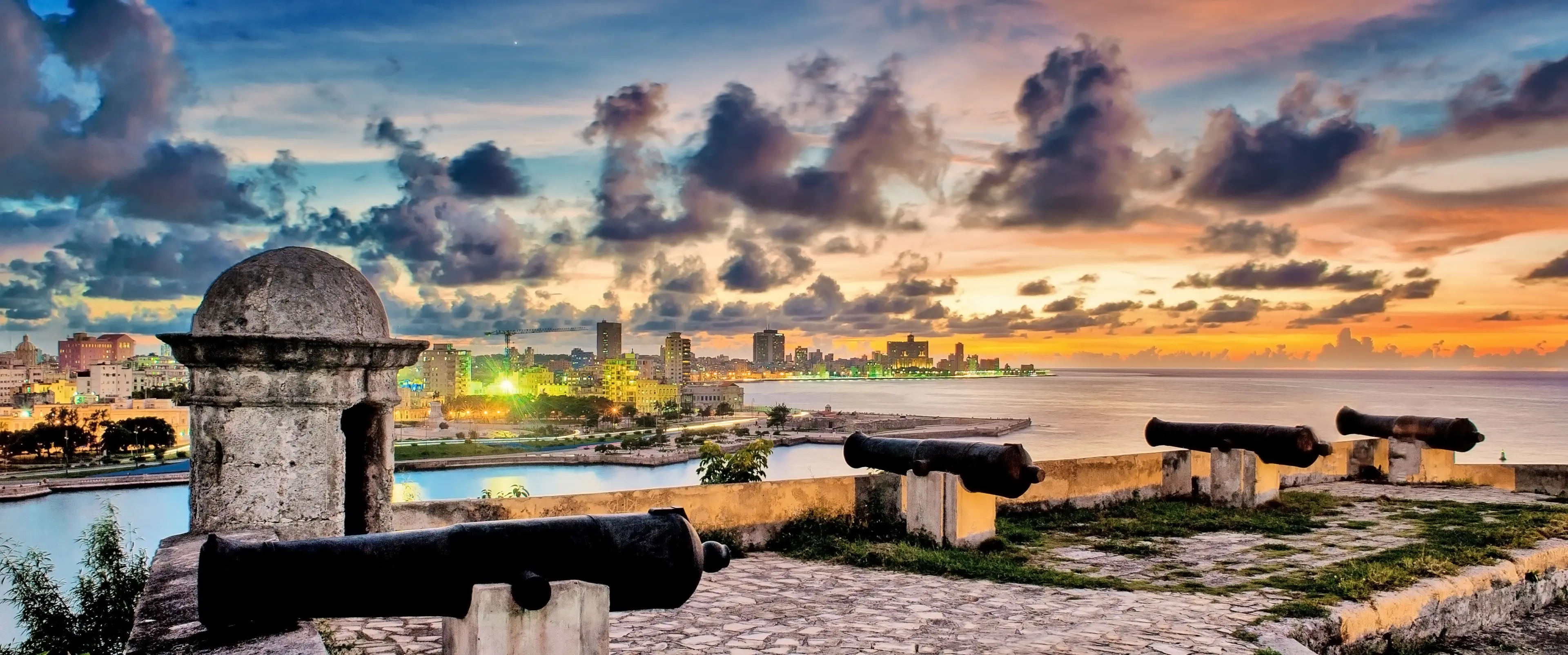 View of the city from the castle of the Three Kings of El Morro