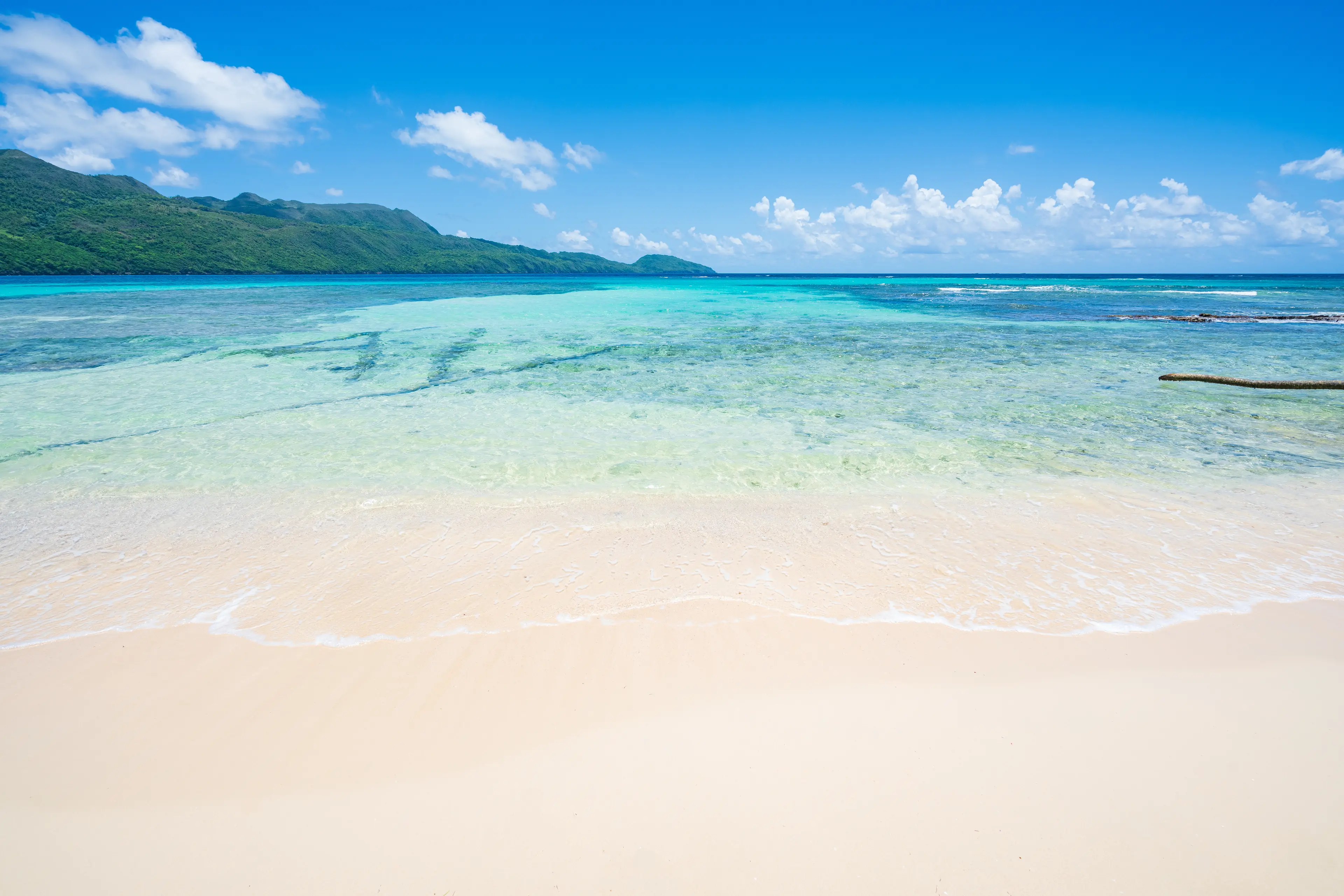 Tropical white sandy beach in Rincon Tropical white sandy beach in Rincon