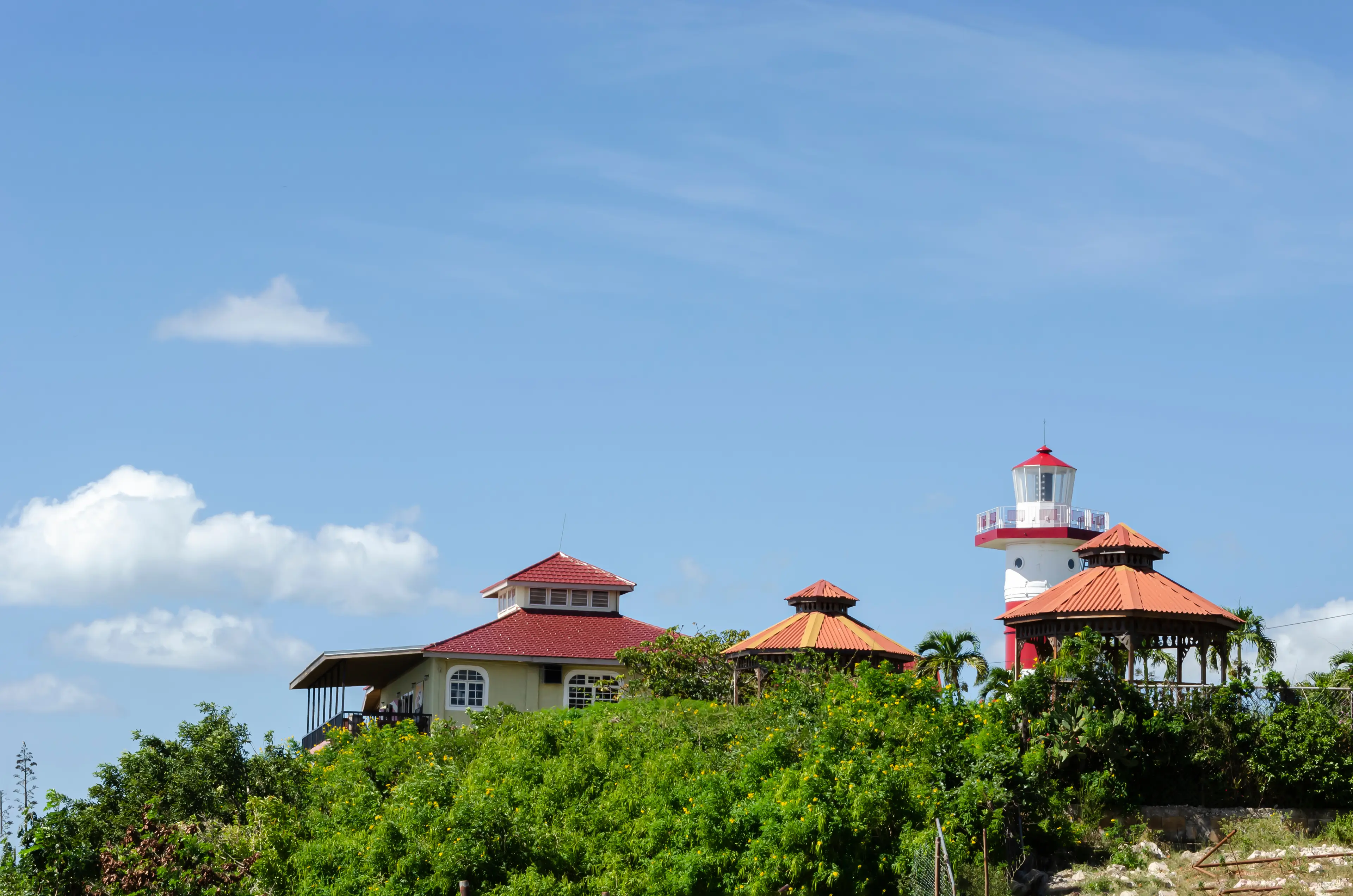 Building panorama of Lovers' Leap