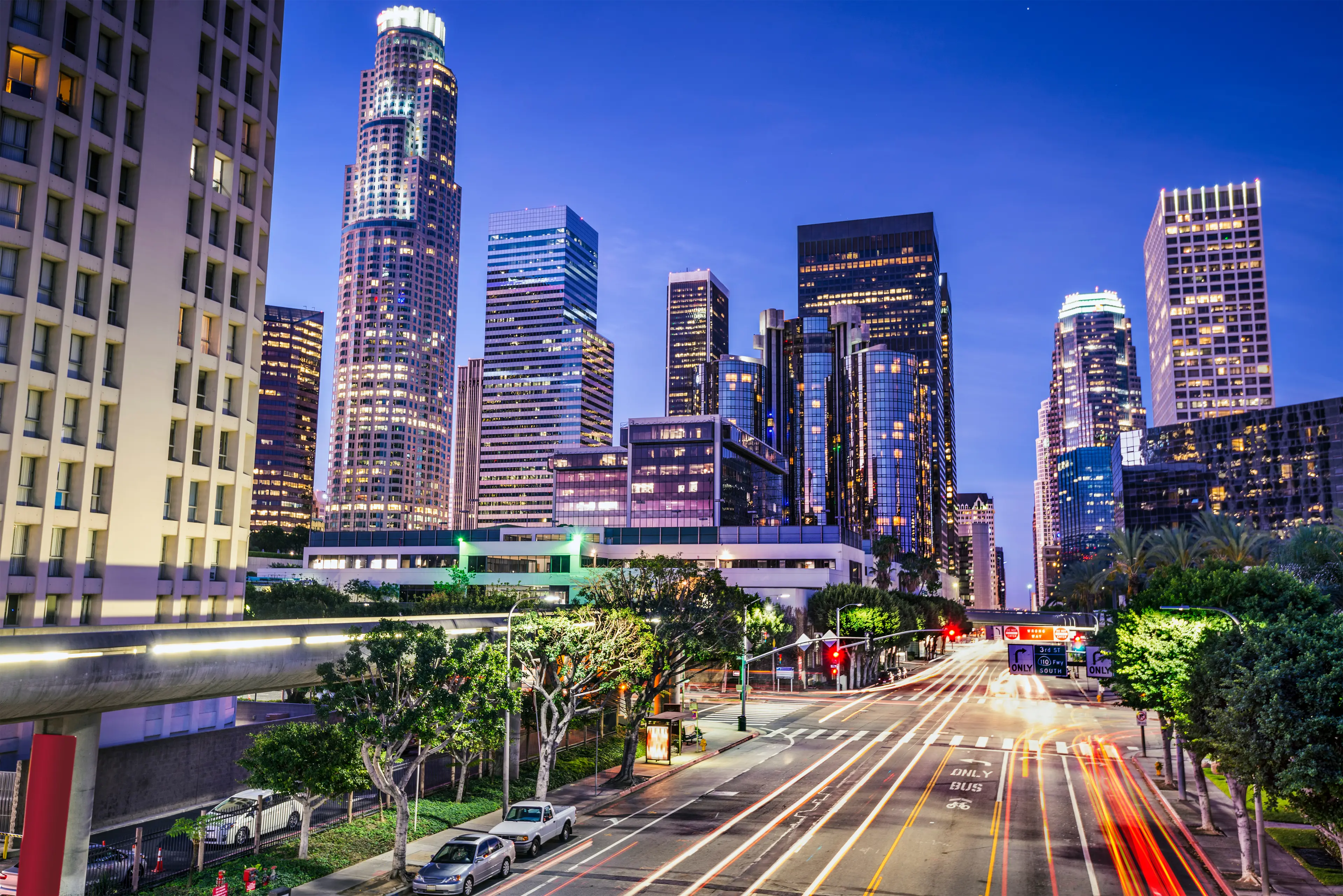 Downtown cityscape Downtown cityscape