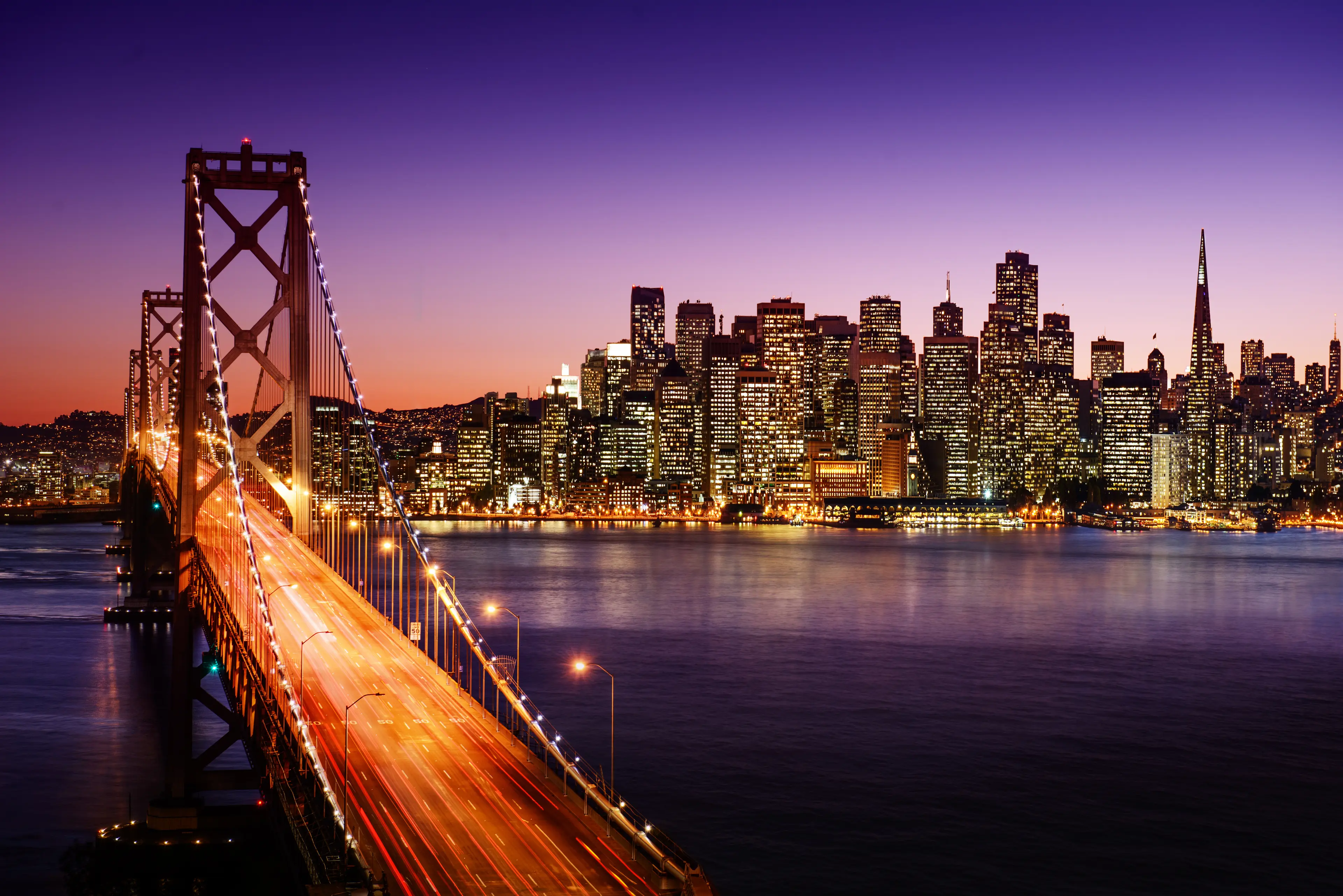 Skyline and Bay Bridge Skyline and Bay Bridge