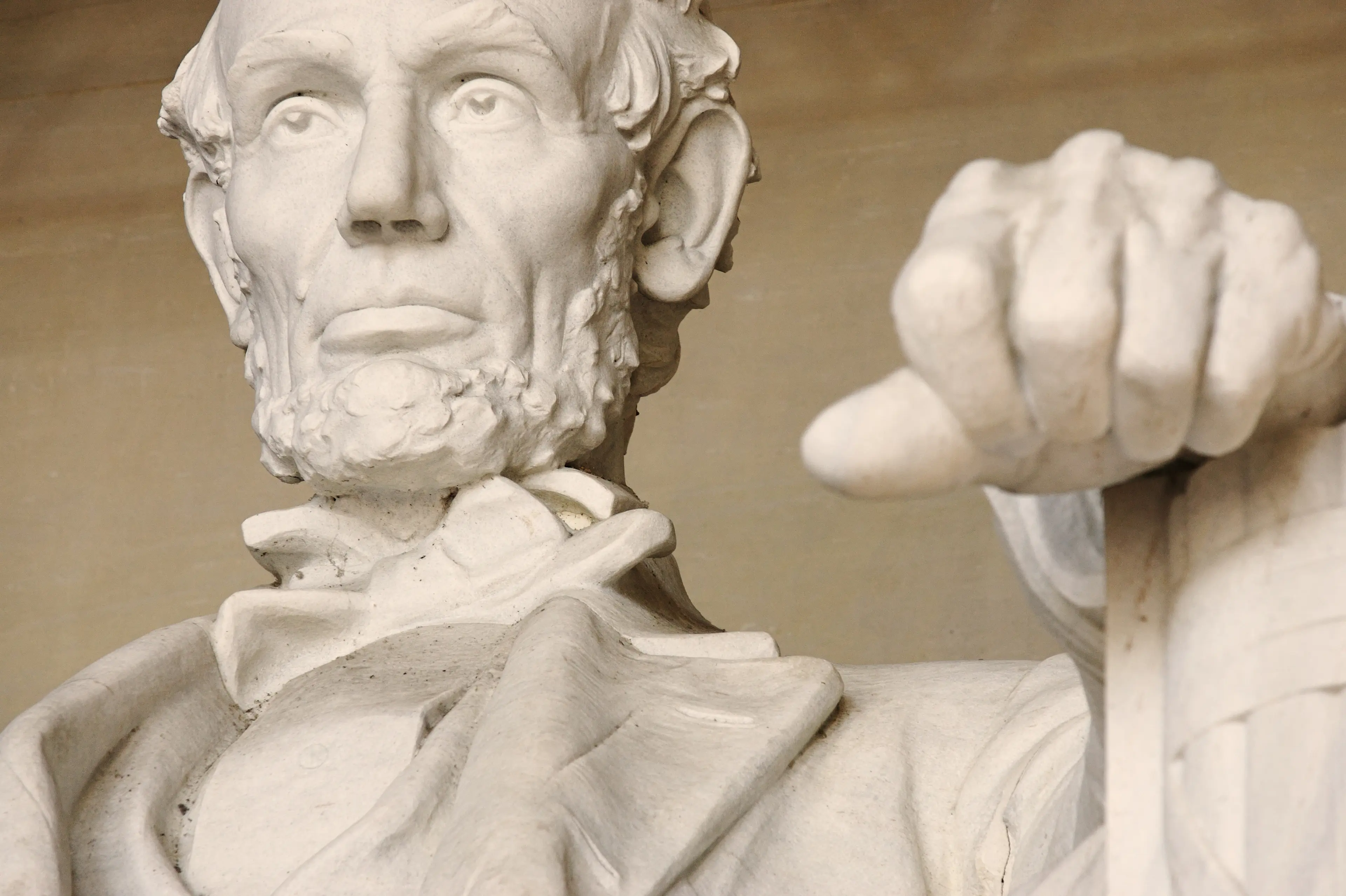 Lincoln statue in the Memorial