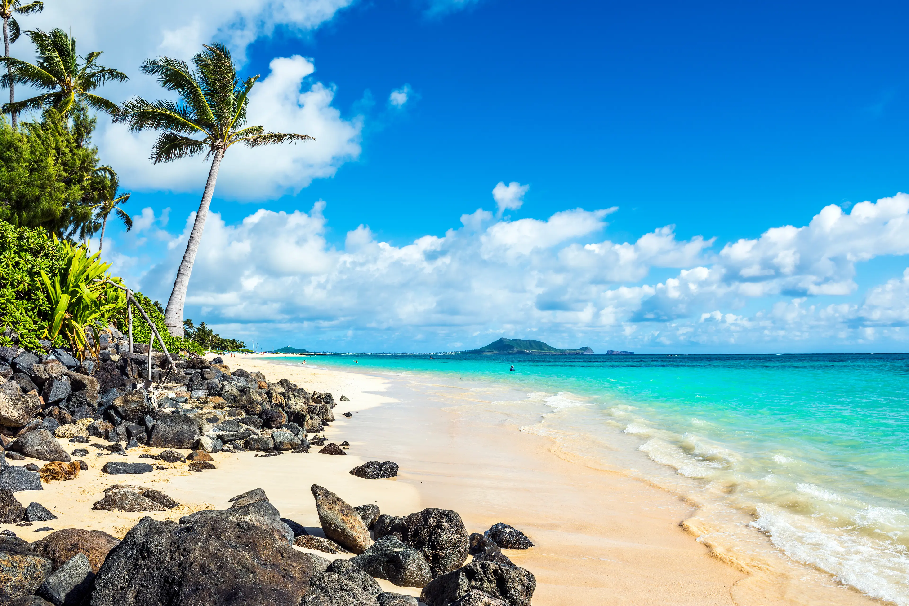 Lanikai beach on Oahu island Lanikai beach on Oahu island