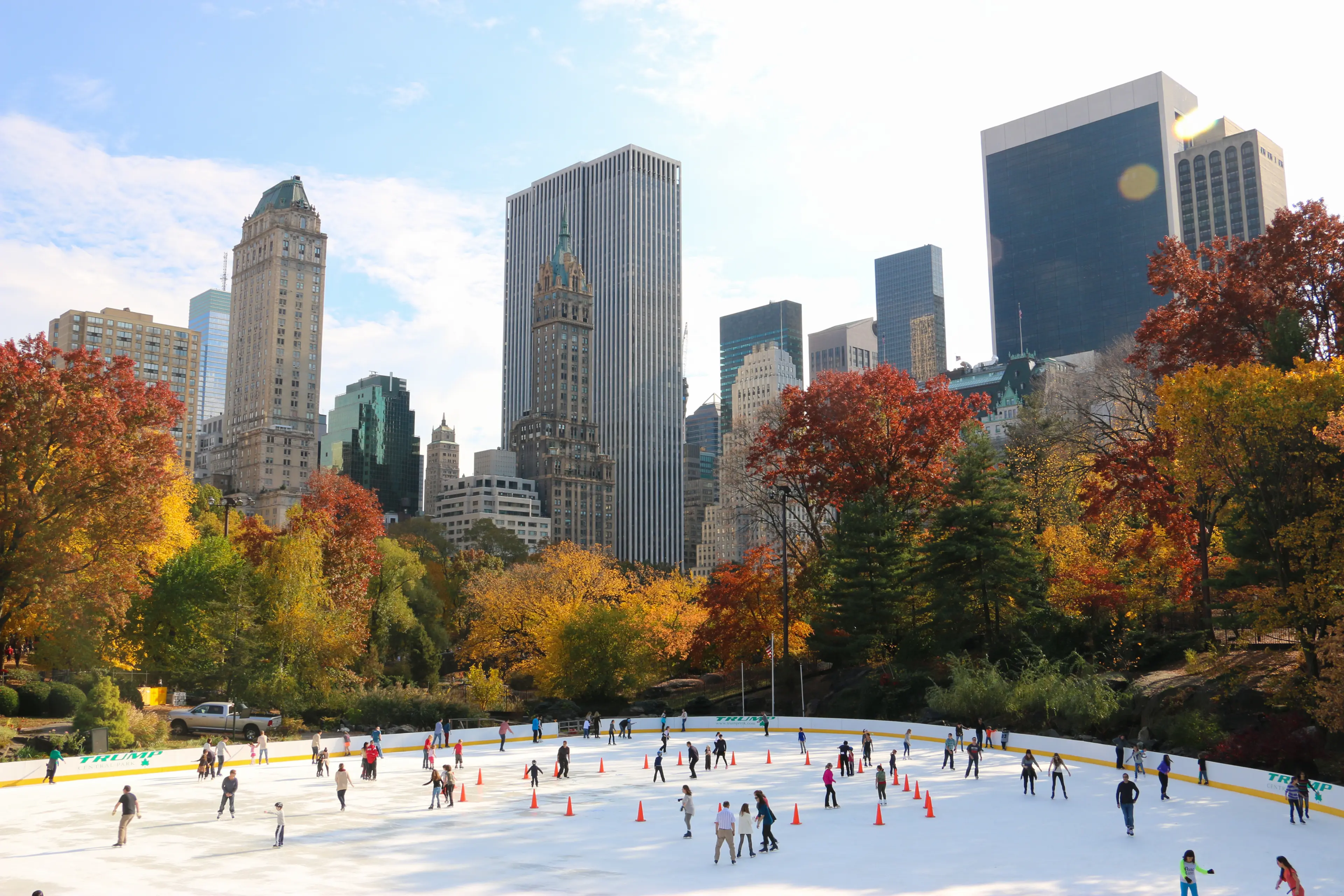 Ice Skating in Central Park